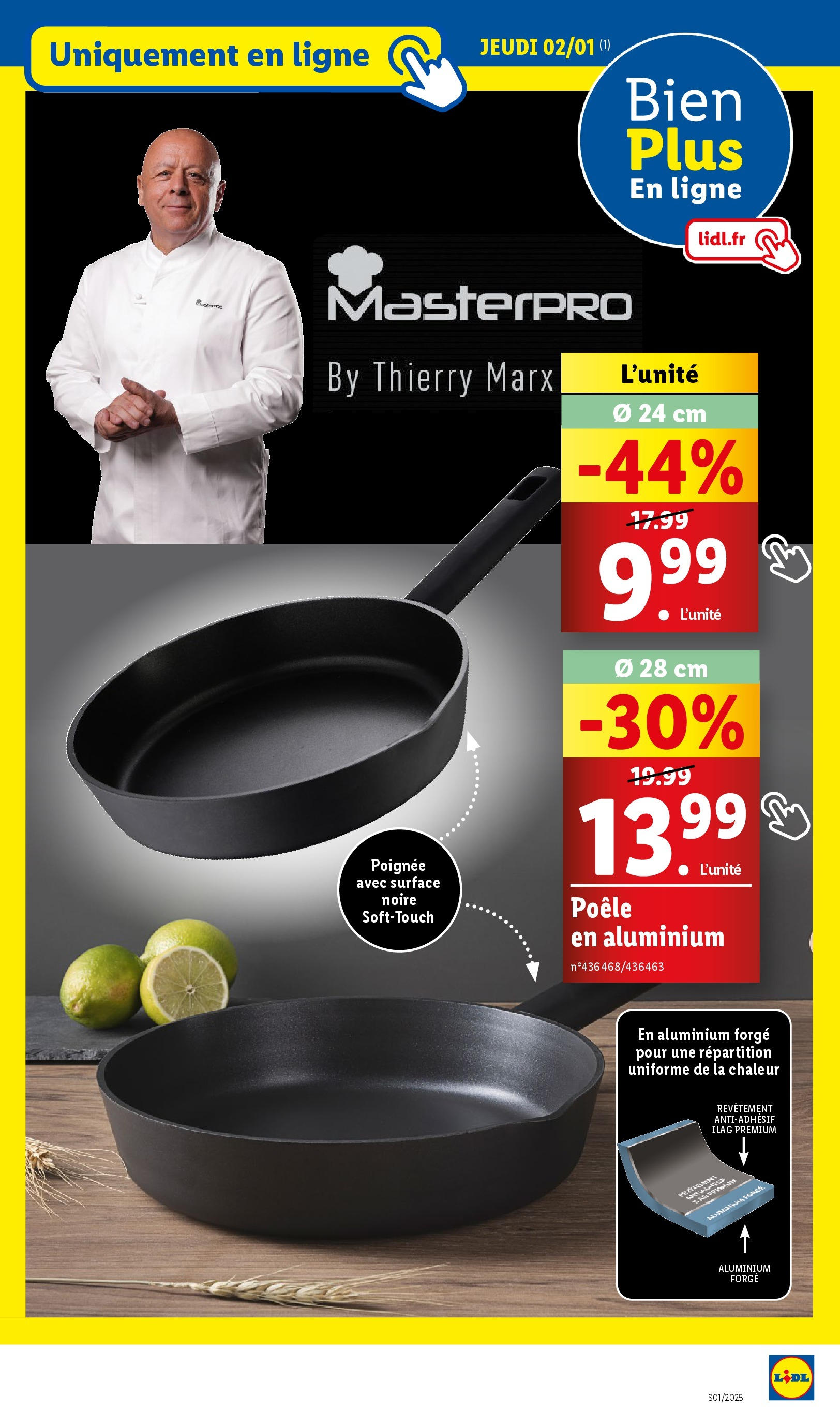 Catalogue LIDL du 01/01/2025 | Promo prospectus en ligne | Page: 55 | Produits: Poêle