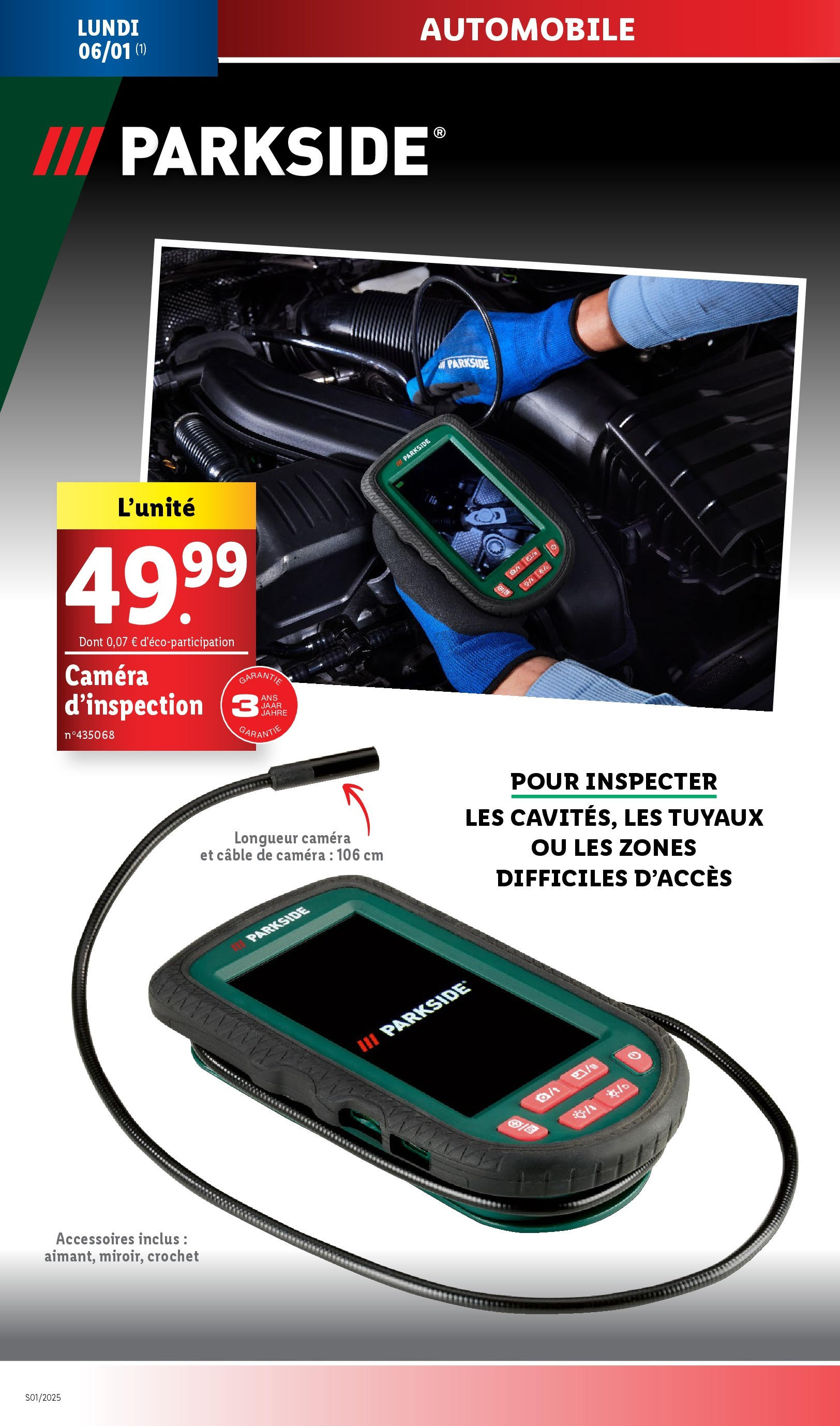 Catalogue LIDL du 01/01/2025 | Promo prospectus en ligne | Page: 56 | Produits: Câble, Caméra