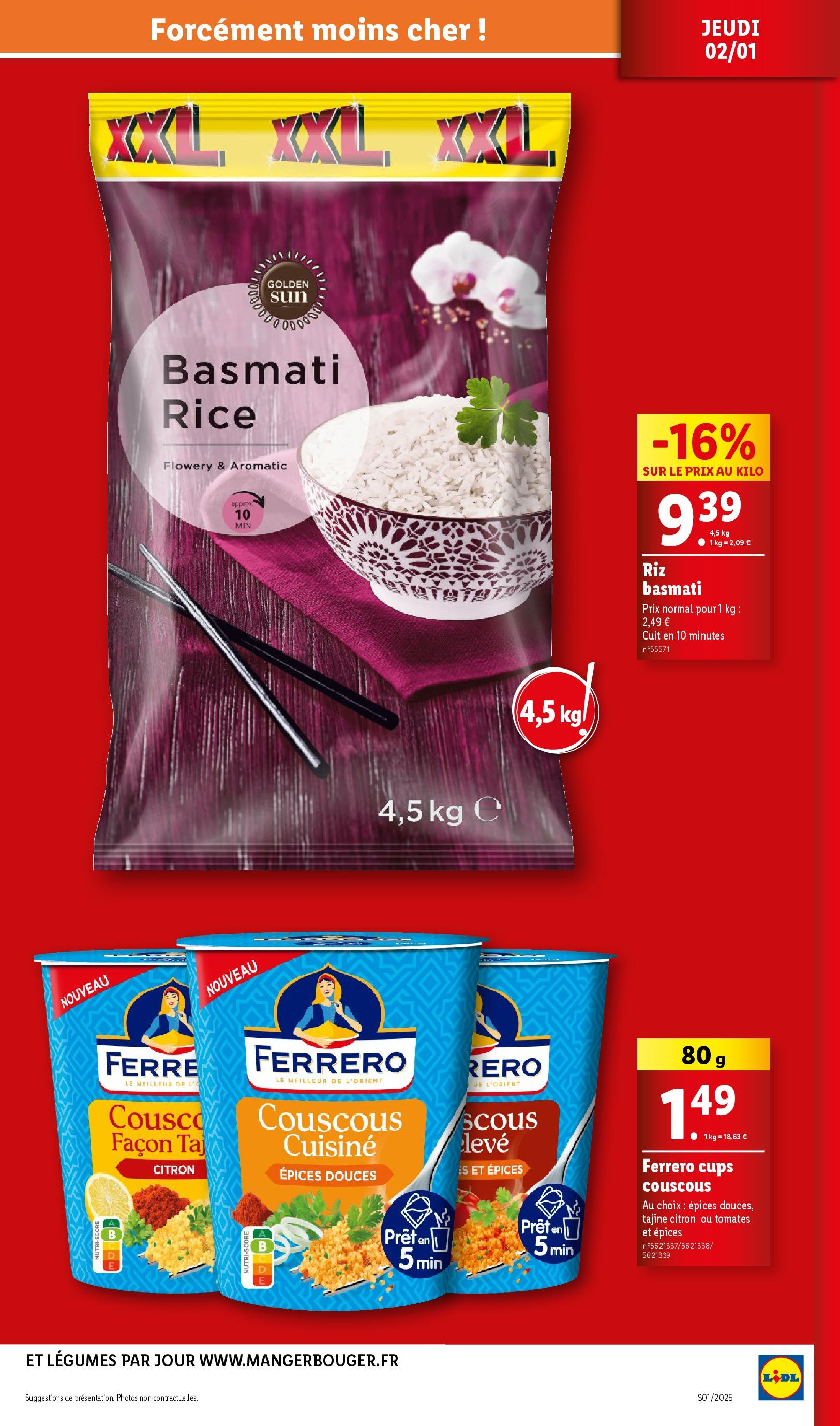 Catalogue LIDL du 01/01/2025 | Promo prospectus en ligne | Page: 19 | Produits: Citron, Tajine, Couscous, Tomates