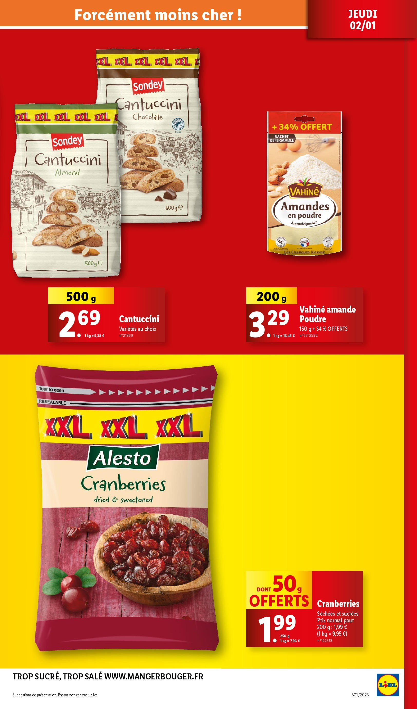 Catalogue LIDL du 01/01/2025 | Promo prospectus en ligne | Page: 27 | Produits: Amande, Amandes en poudre, Poudre, Amandes