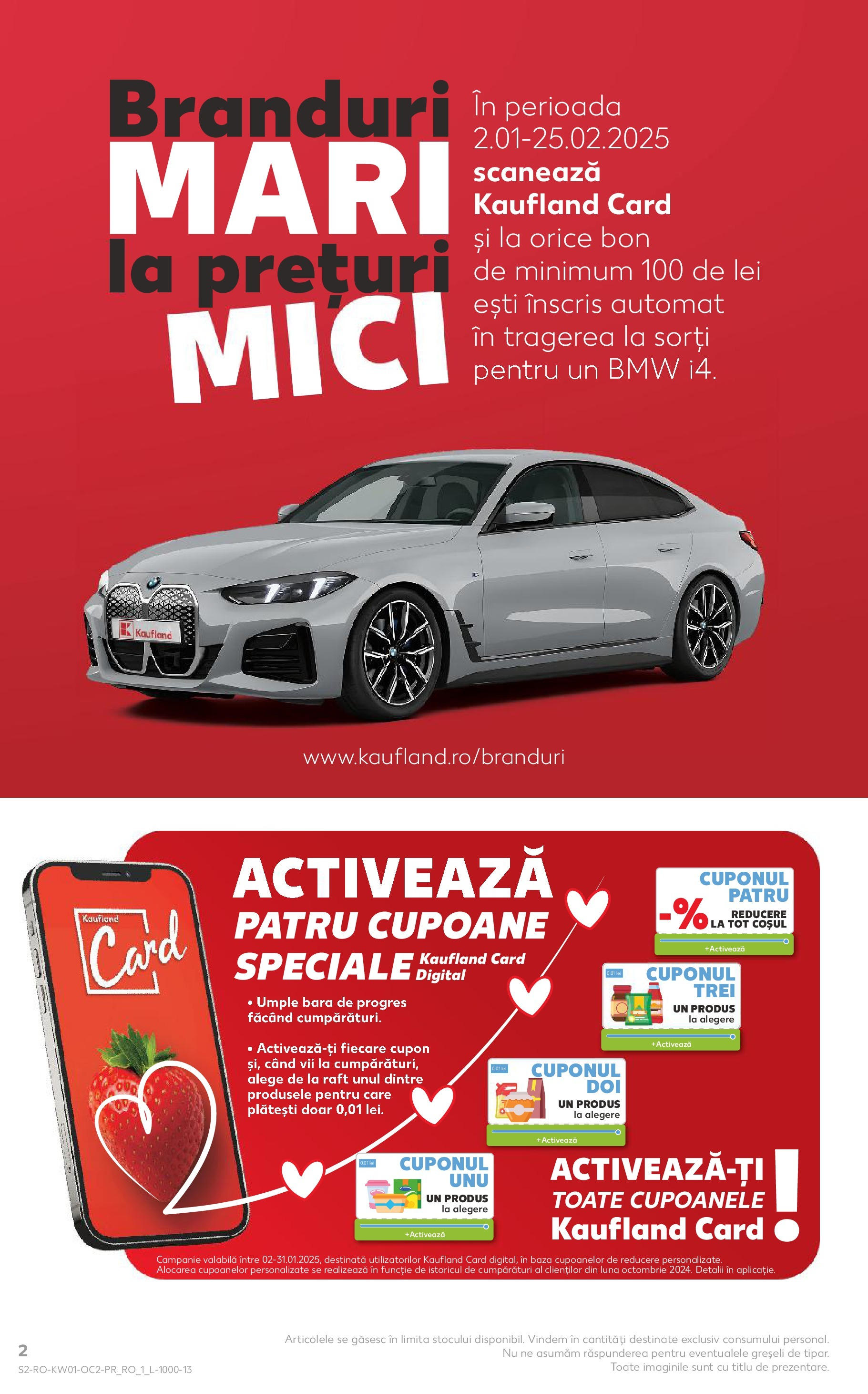 Catalog Kaufland - Bucureşti 02.01.2025 - Revista si Oferta | Pagină: 2 | Produse: Raft, Mici