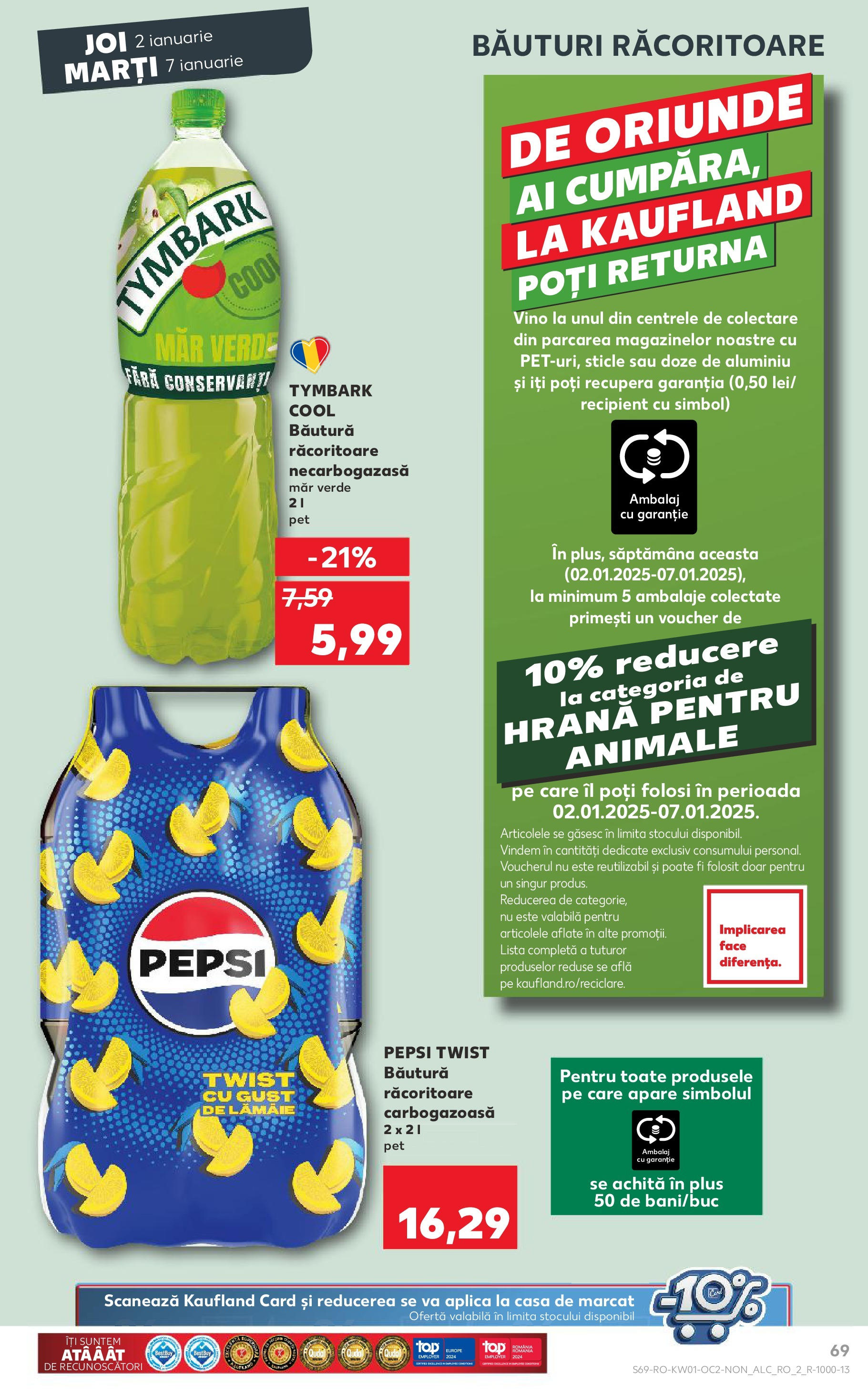 Catalog Kaufland - Bucureşti 02.01.2025 - Revista si Oferta | Pagină: 69 | Produse: Lămâie