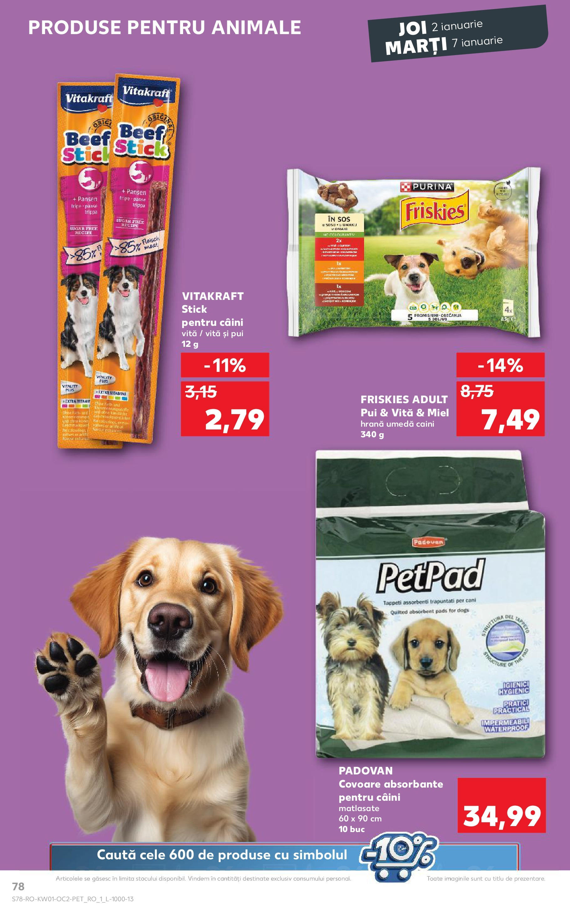 Catalog Kaufland - Bucureşti 02.01.2025 - Revista si Oferta | Pagină: 78 | Produse: Absorbante, Sos