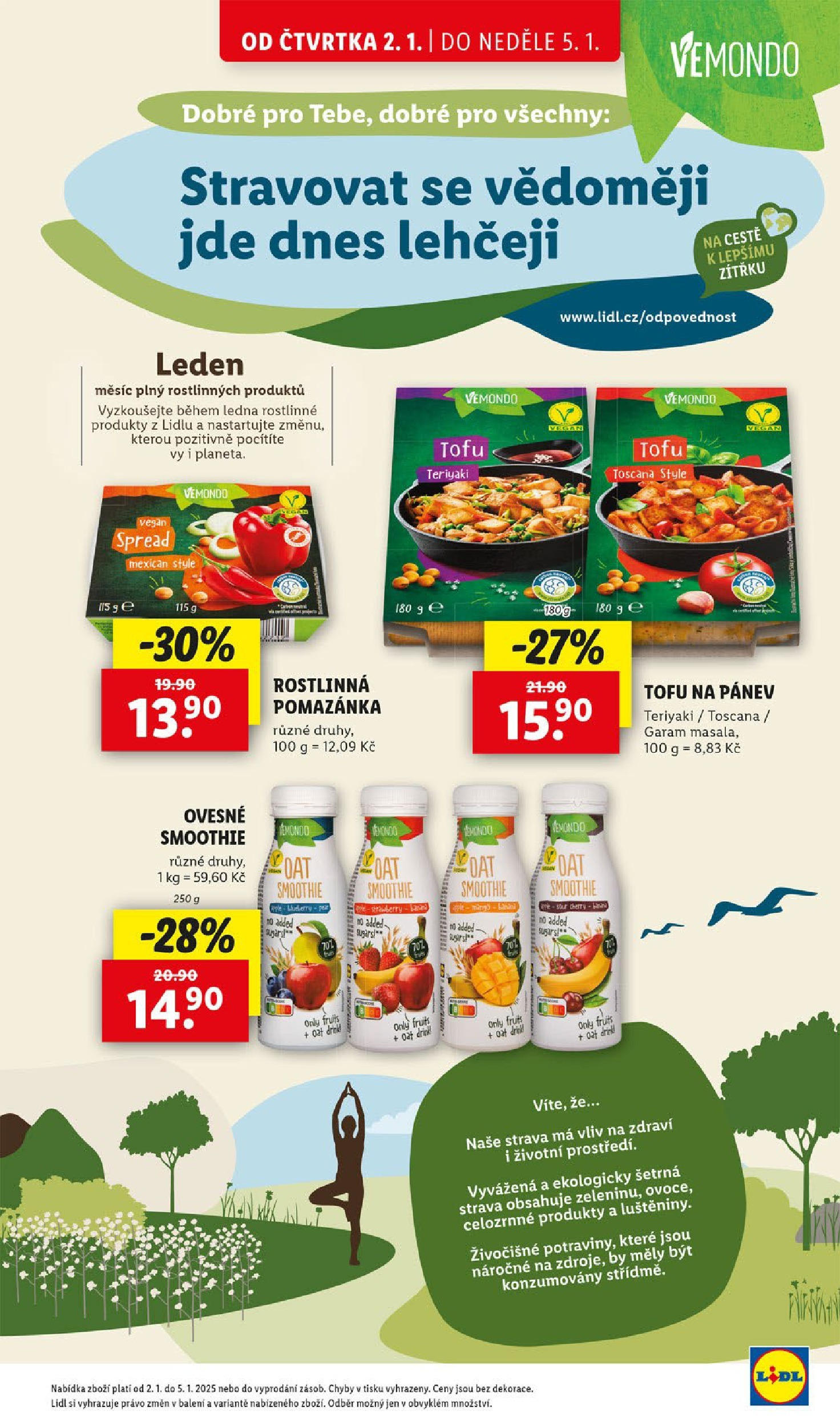 Lidl leták od 02.01.2025 - Nový akční leták | Strana: 29 | Produkty: Vegan, Pánev, Tofu, Pomazánka