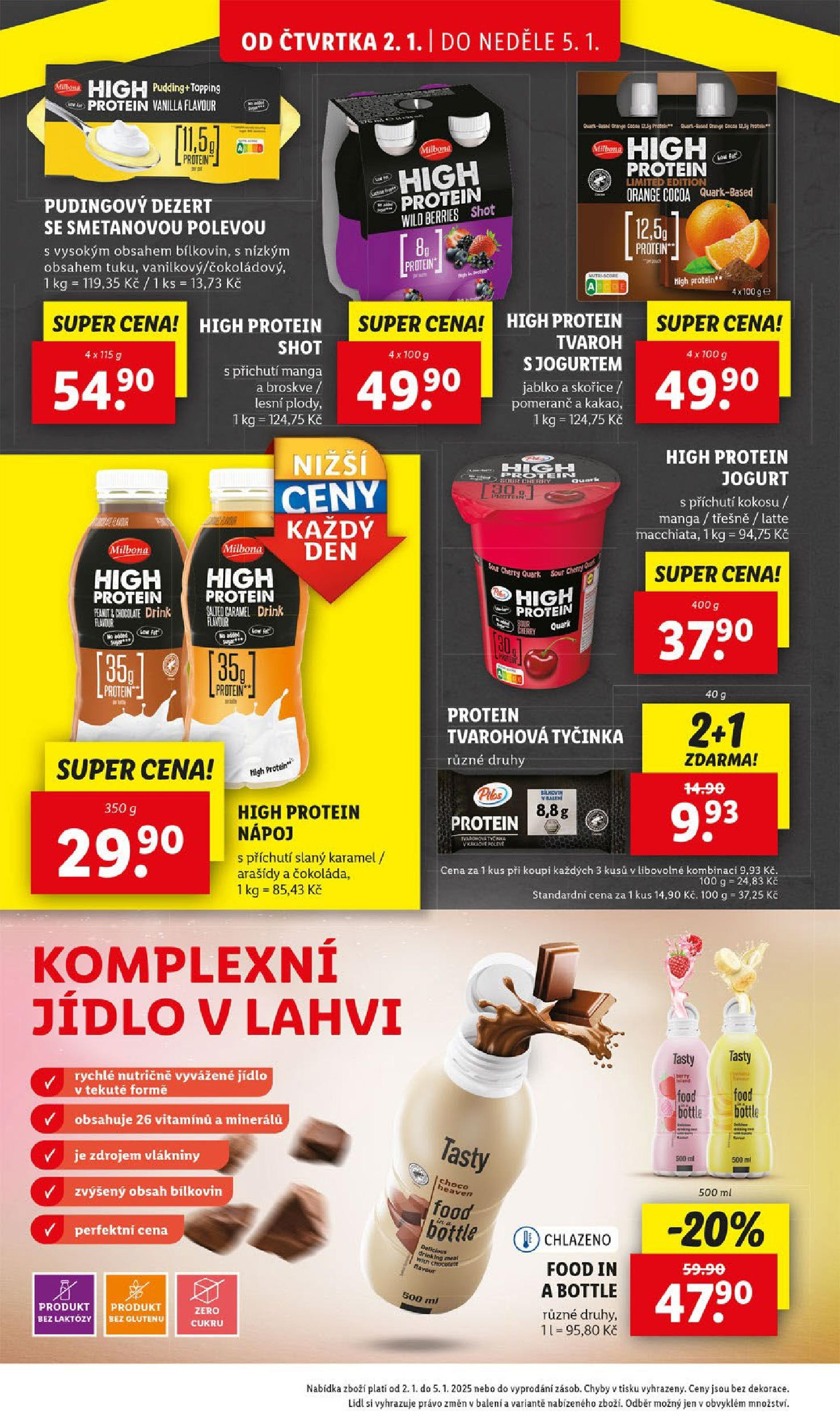 Lidl leták od 02.01.2025 - Nový akční leták | Strana: 32 | Produkty: Slaný karamel, Tvaroh, Broskve, Protein