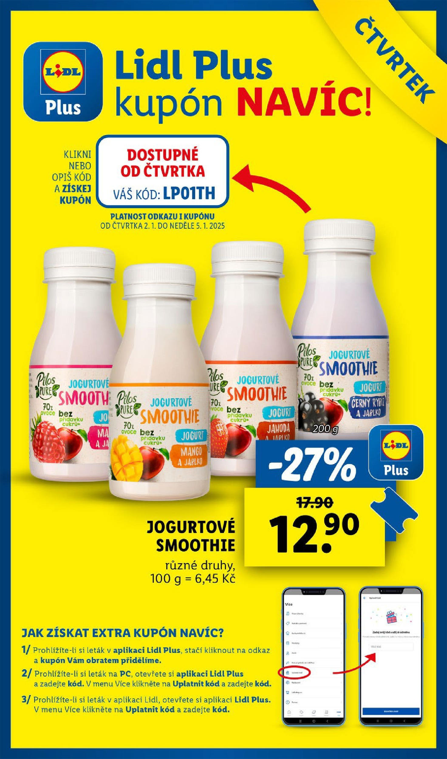 Lidl leták od 02.01.2025 - Nový akční leták | Strana: 42 | Produkty: Vál, Mango, Jogurt, Smoothie