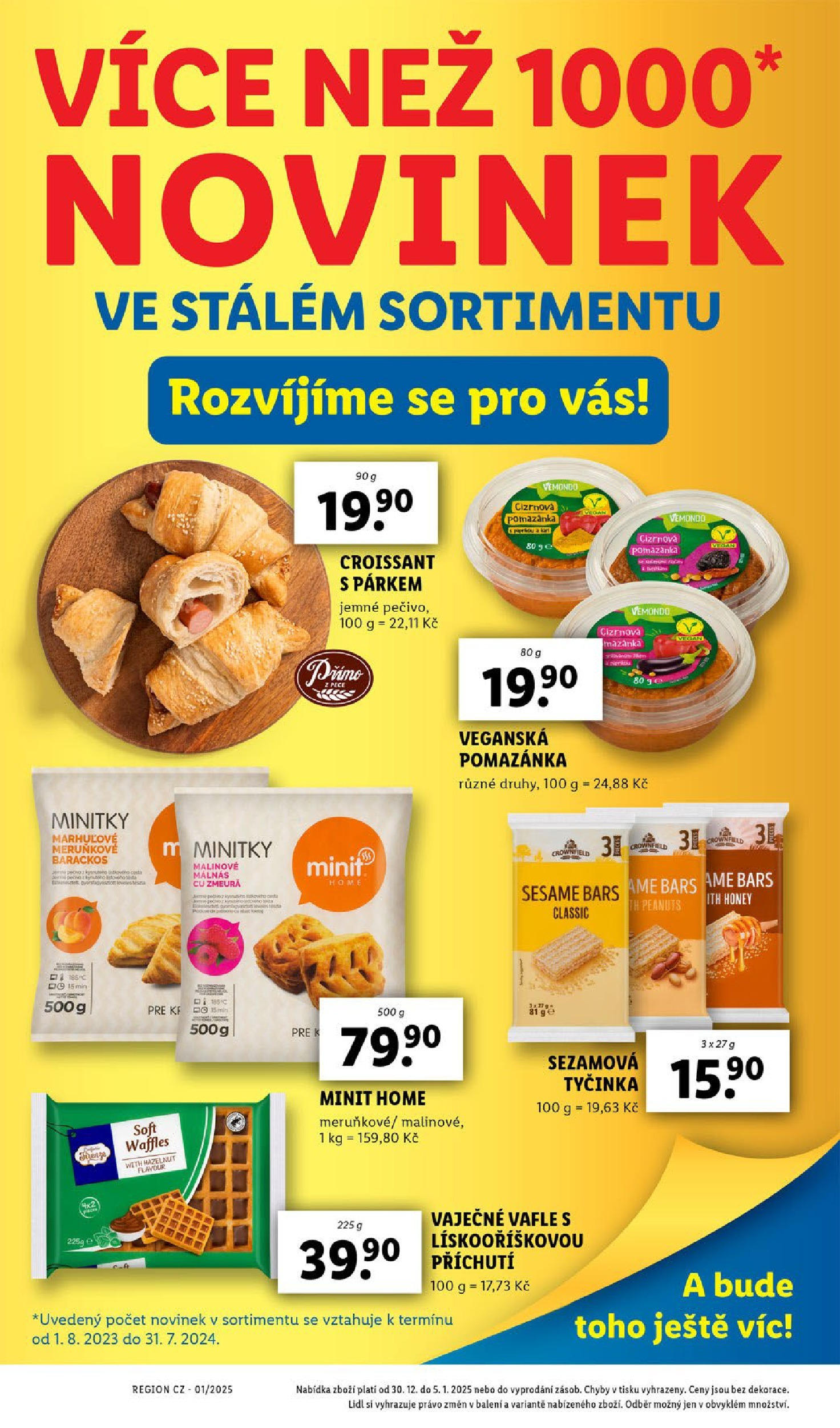 Lidl leták od 02.01.2025 - Nový akční leták | Strana: 43 | Produkty: Vegan, Pečivo, Pomazánka, Croissant