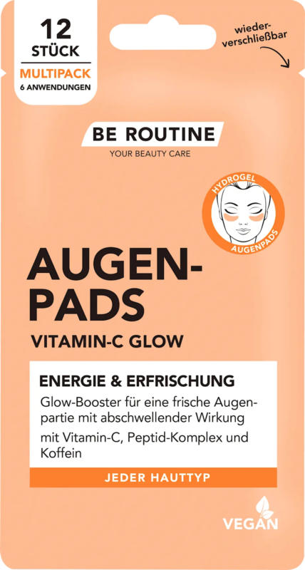 be routine Augenpads Vitamin-C Glow Multipack (6 Paar)