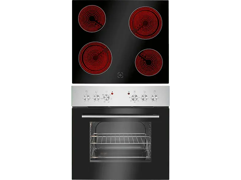 Bomann EHBC 7935 IX, Herdset (Strahlungsheizungskochfeld, A, 61 l)