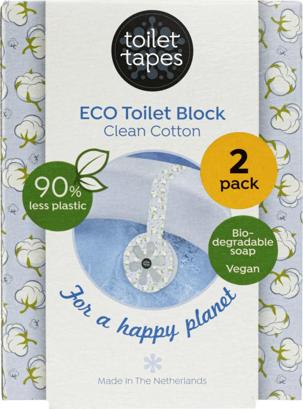 toilet tapes ECO WC-Stein Toilet Block Clean Cotton