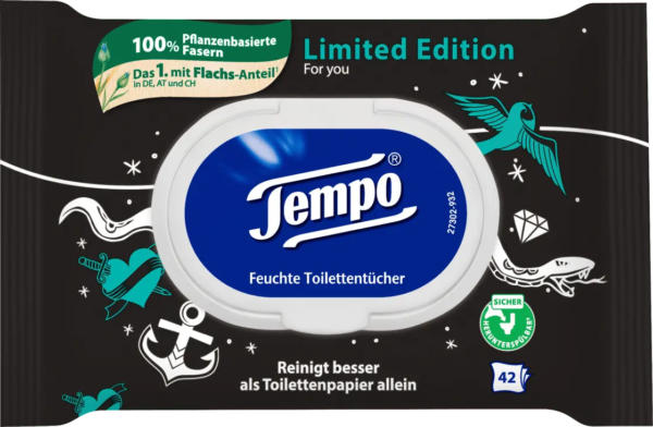 Tempo Feuchtes Toilettenpapier For Him & Her