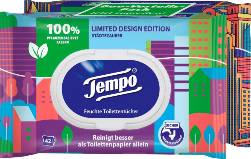 Tempo Feuchtes Toilettenpapier sanft & frisch (2x42 St)