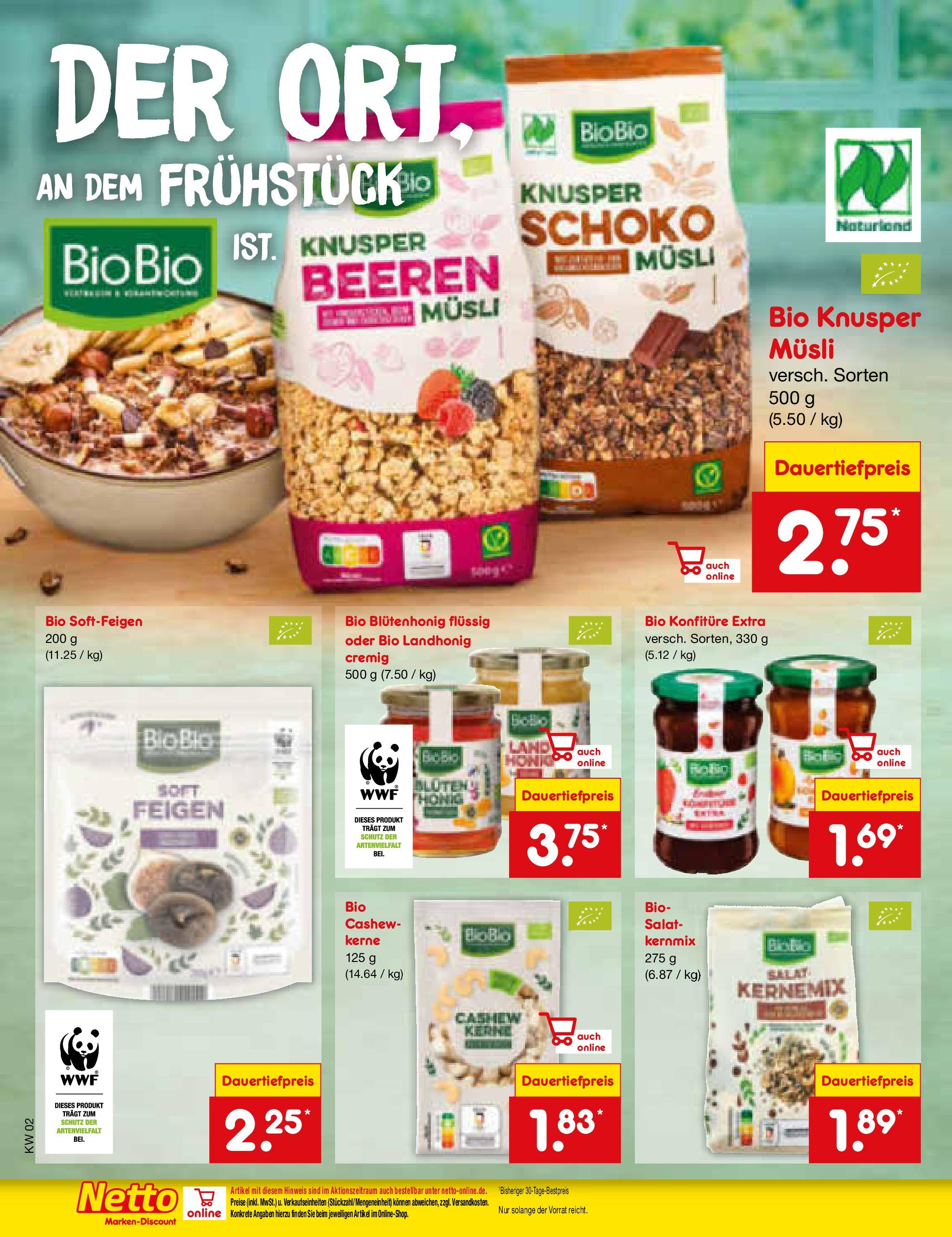 Netto Marken-Discount - Berlin, Corinthstraße 32 (ab 06.01.2025) » Angebote | Seite: 22 | Produkte: Musli, Salat