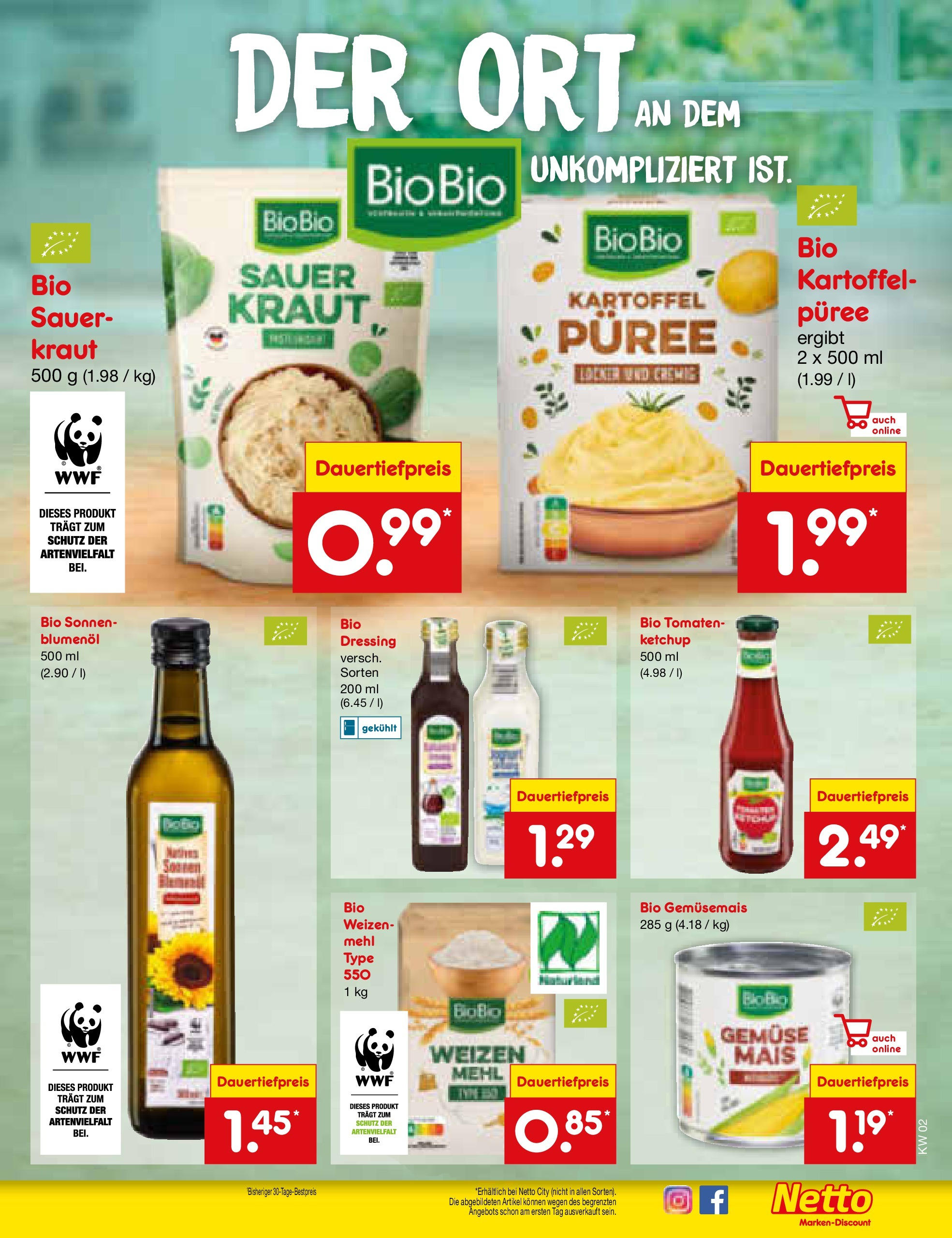 Netto Marken-Discount - Berlin, Corinthstraße 32 (ab 06.01.2025) » Angebote | Seite: 23 | Produkte: Mehl, Tomaten, Gemüse, Ketchup