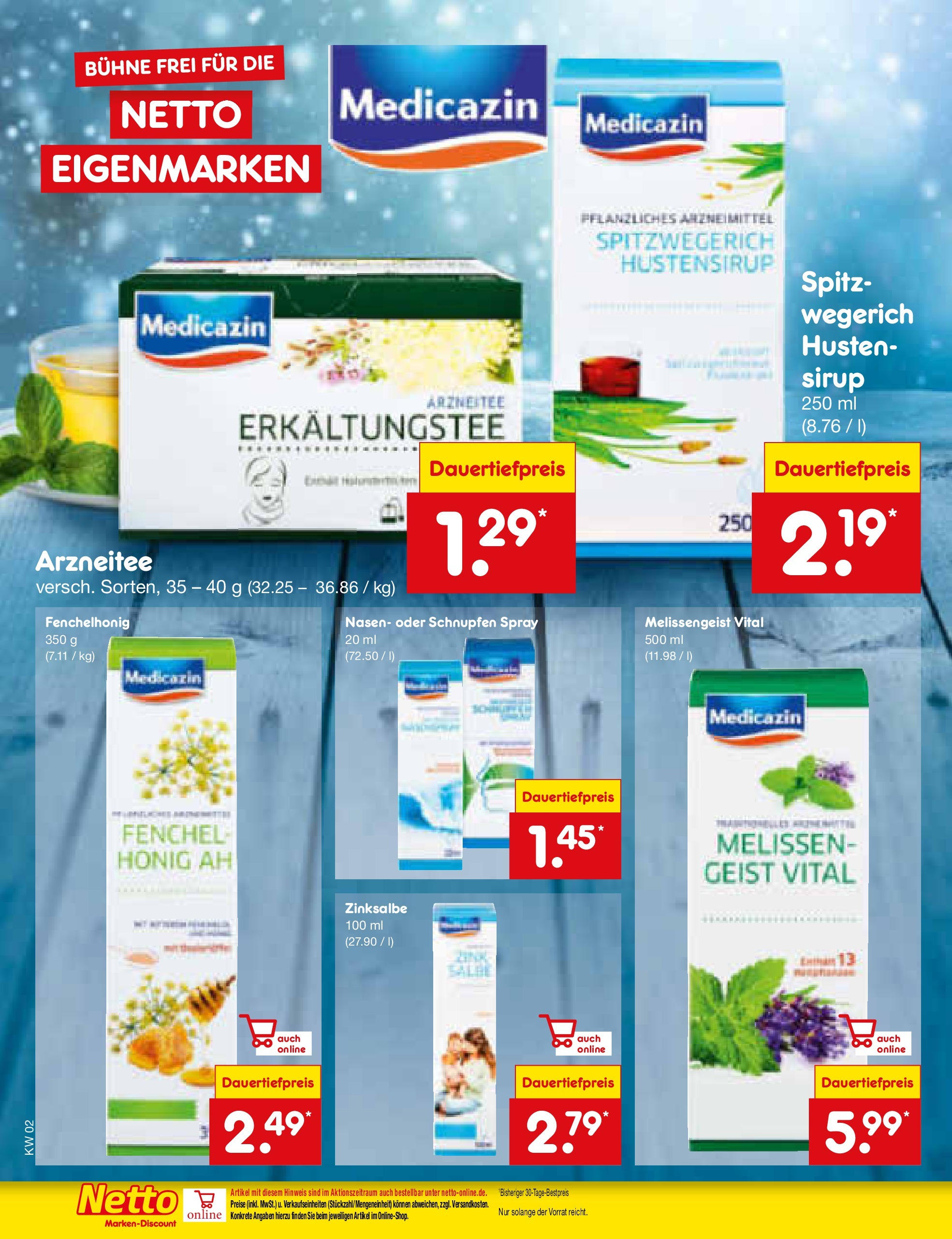 Netto Marken-Discount - Berlin, Corinthstraße 32 (ab 06.01.2025) » Angebote | Seite: 32 | Produkte: Sirup