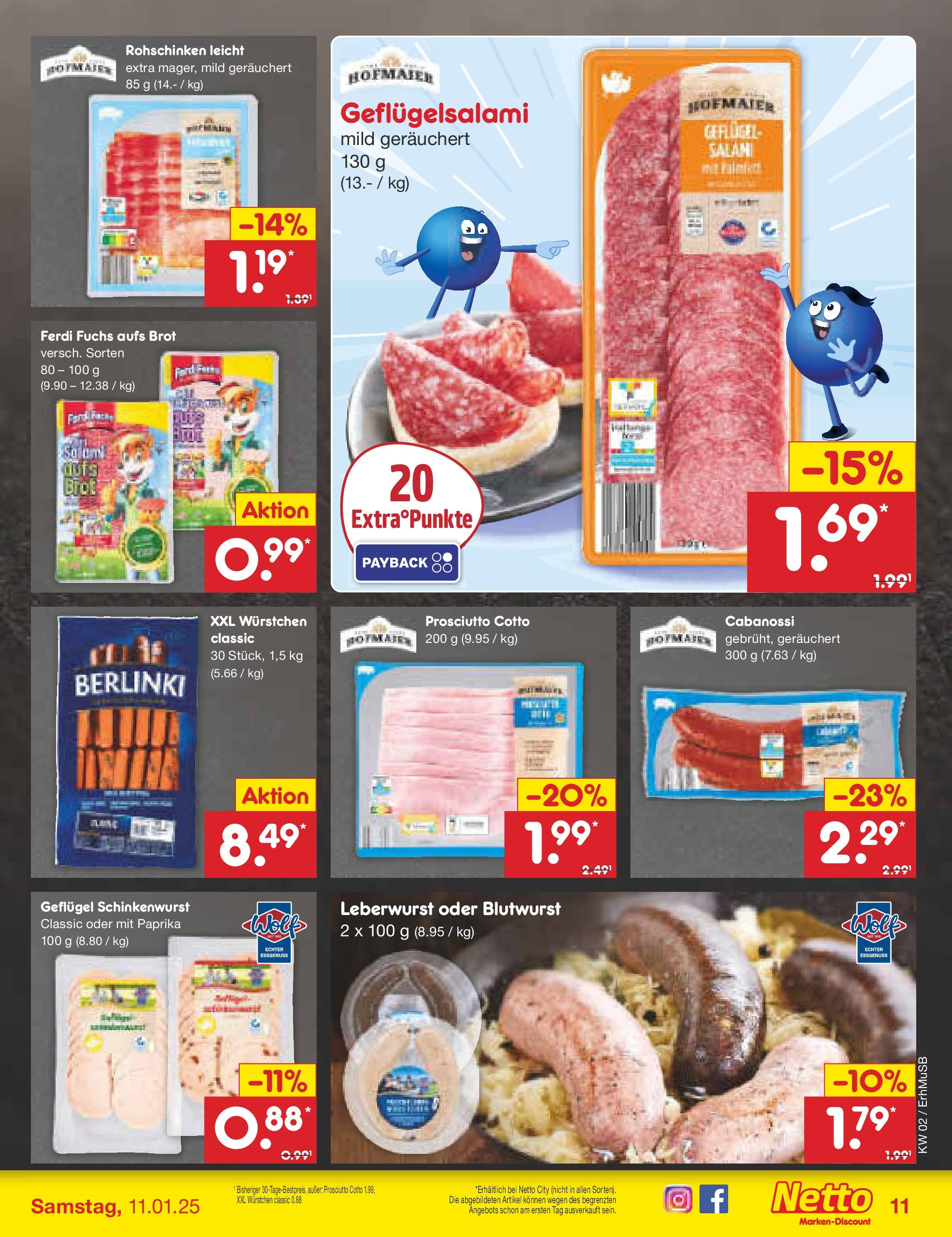 Netto Marken-Discount - Netto: Getränkeangebote (ab 06.01.2025) » Angebote | Seite: 11 | Produkte: Paprika, Brot