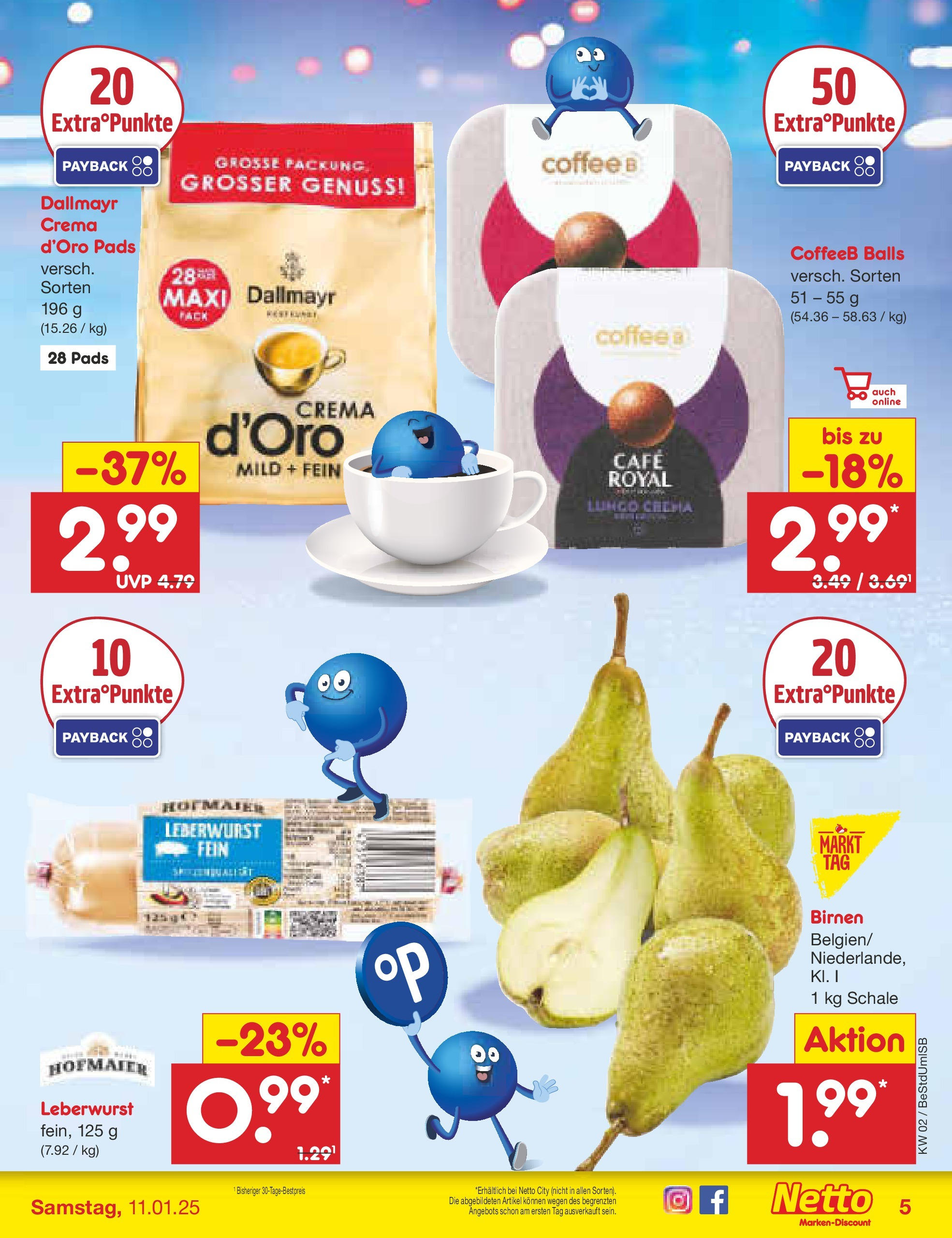 Netto Marken-Discount - Berlin, Corinthstraße 32 (ab 06.01.2025) » Angebote | Seite: 5 | Produkte: Dallmayr