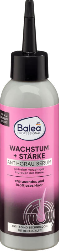 Balea PROFESSIONAL Haarserum Wachstum + Stärke, Anti-Grau