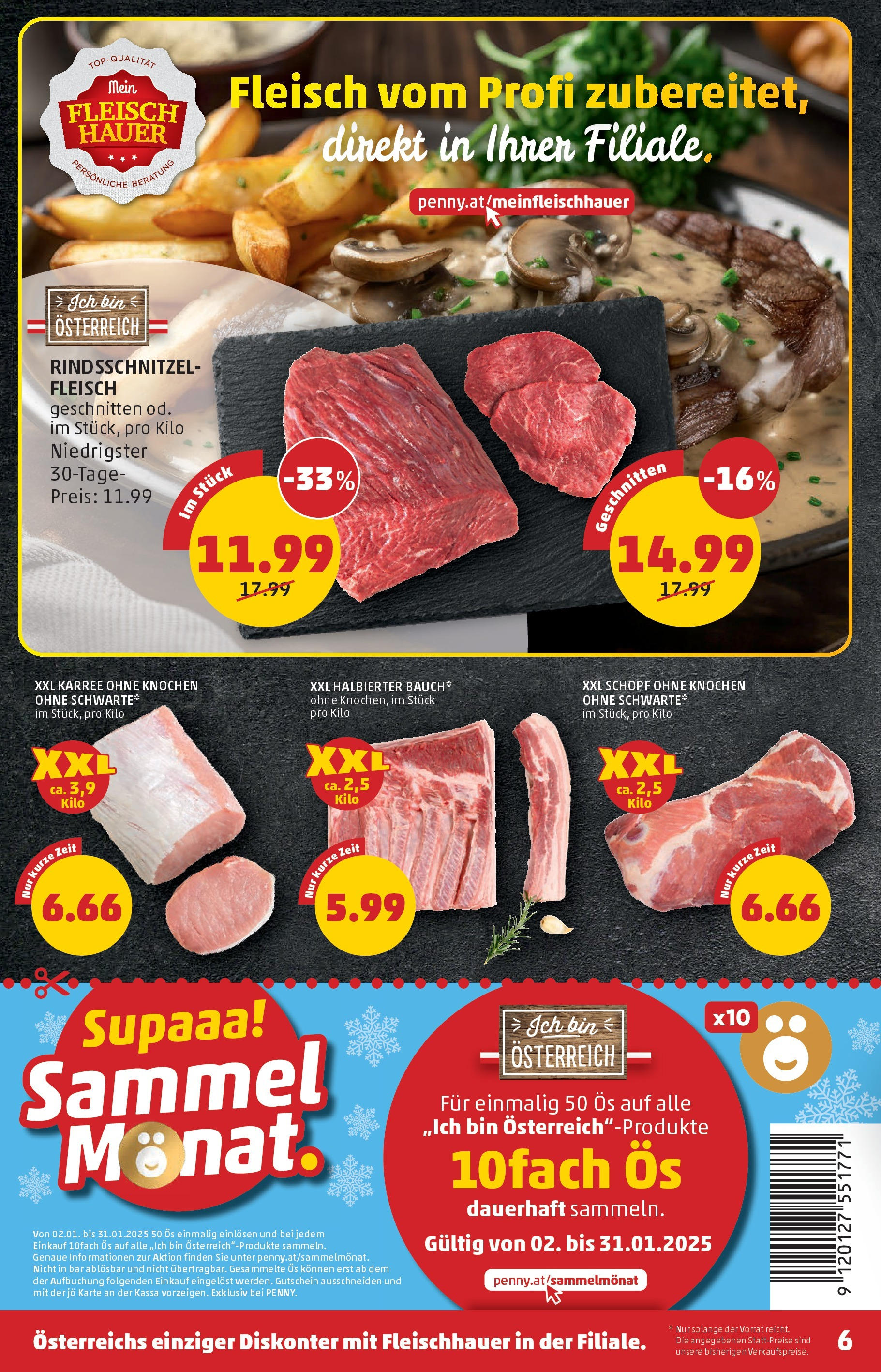 Penny Markt Die ganze Woche sparen. ab (09.01.2025) - Angebote, Prospekt | Seite: 6