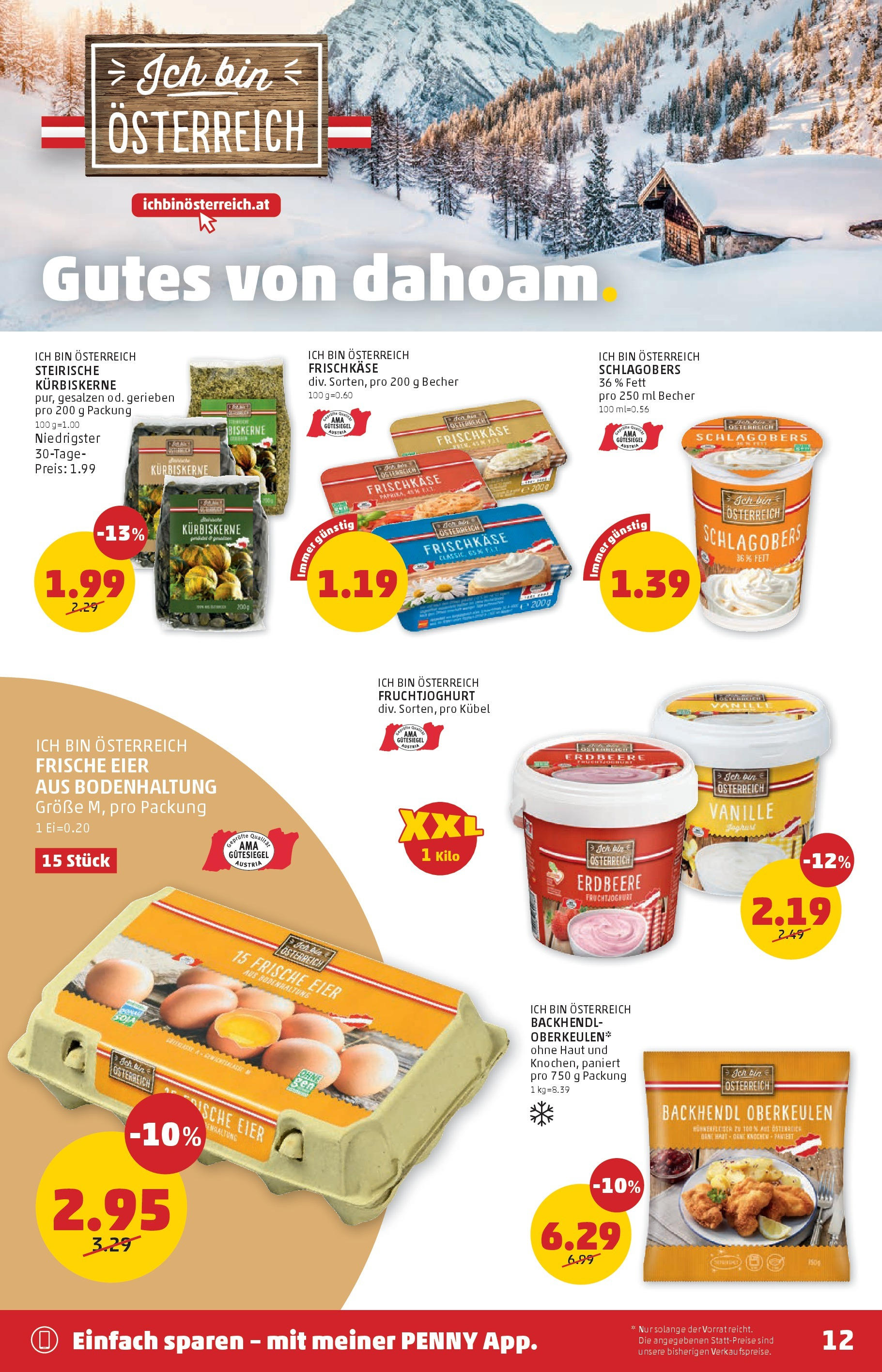 Penny Markt Die ganze Woche sparen. ab (09.01.2025) - Angebote, Prospekt | Seite: 12 | Produkte: Birne, Eier