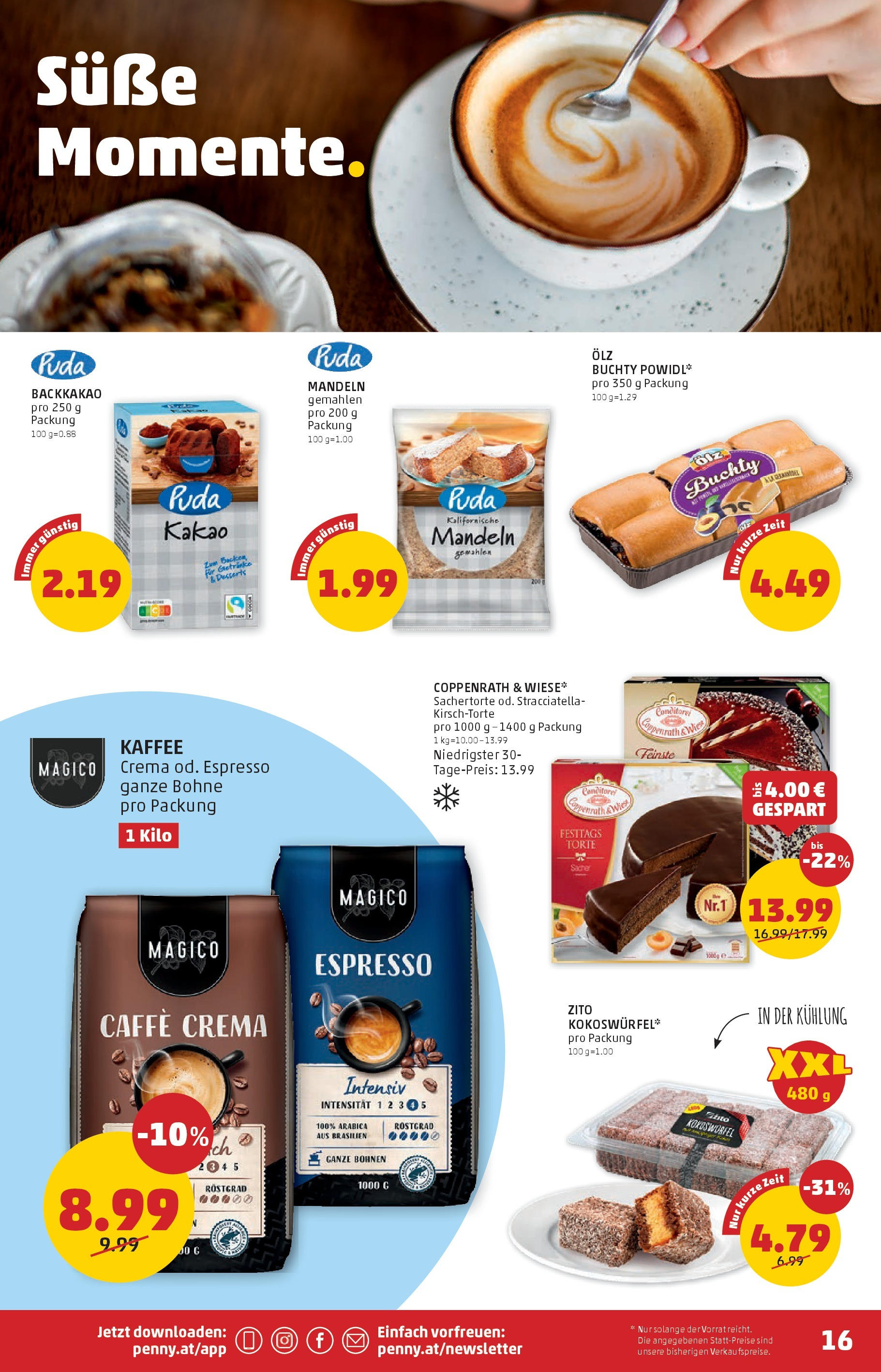 Penny Markt Die ganze Woche sparen. ab (09.01.2025) - Angebote, Prospekt | Seite: 16 | Produkte: Kaffee