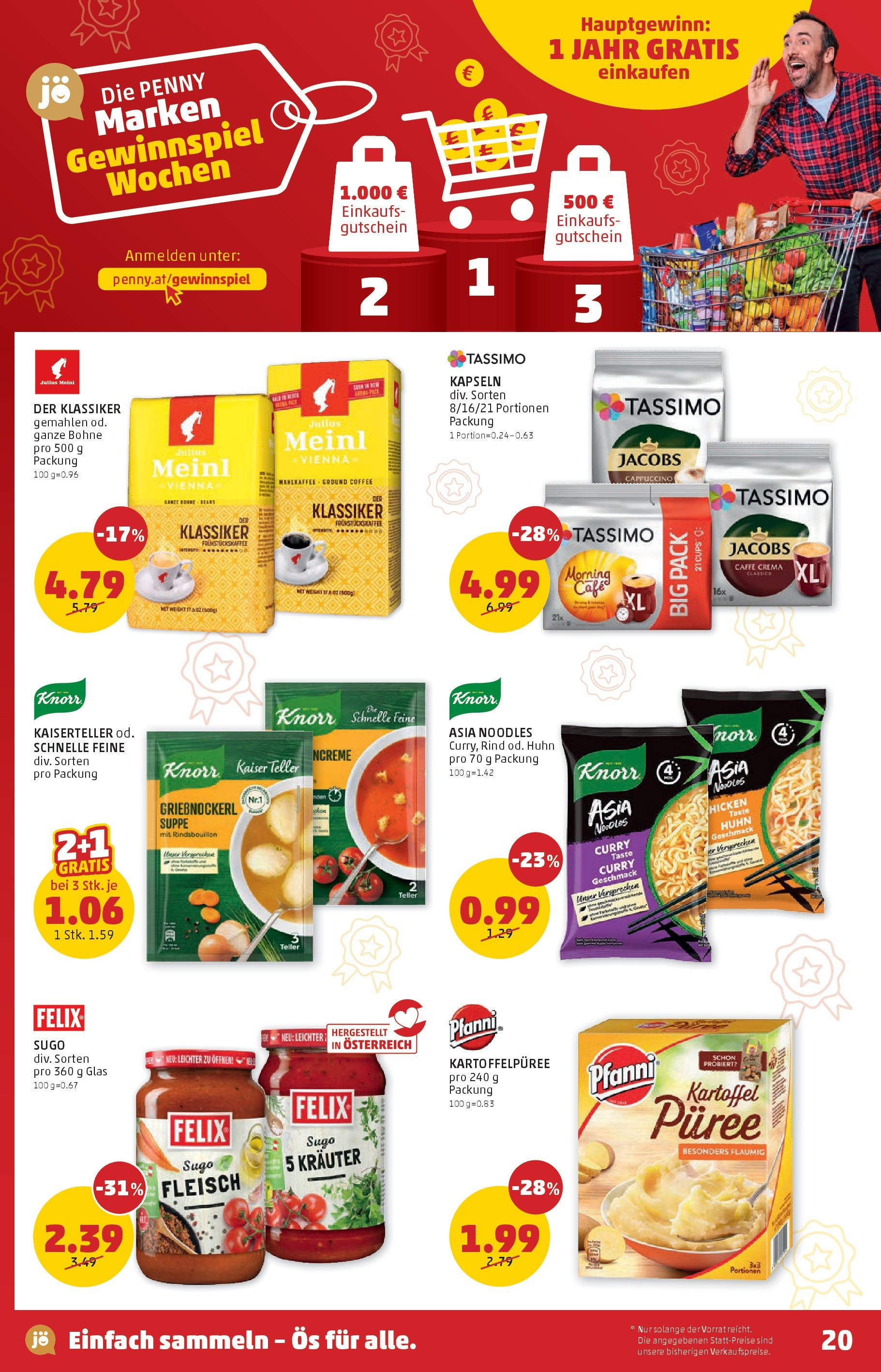 Penny Markt Die ganze Woche sparen. ab (09.01.2025) - Angebote, Prospekt | Seite: 20