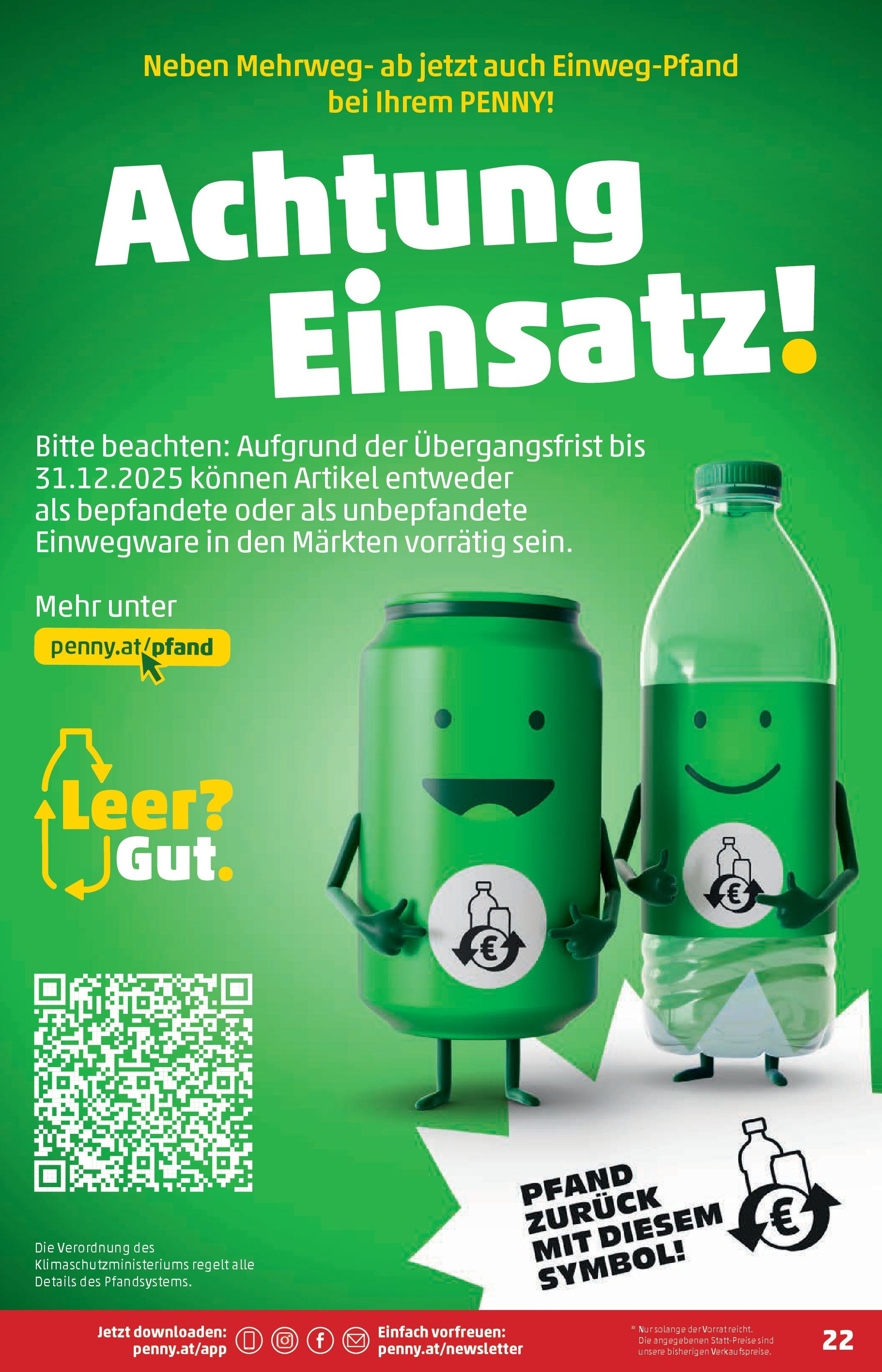 Penny Markt Die ganze Woche sparen. ab (09.01.2025) - Angebote, Prospekt | Seite: 22