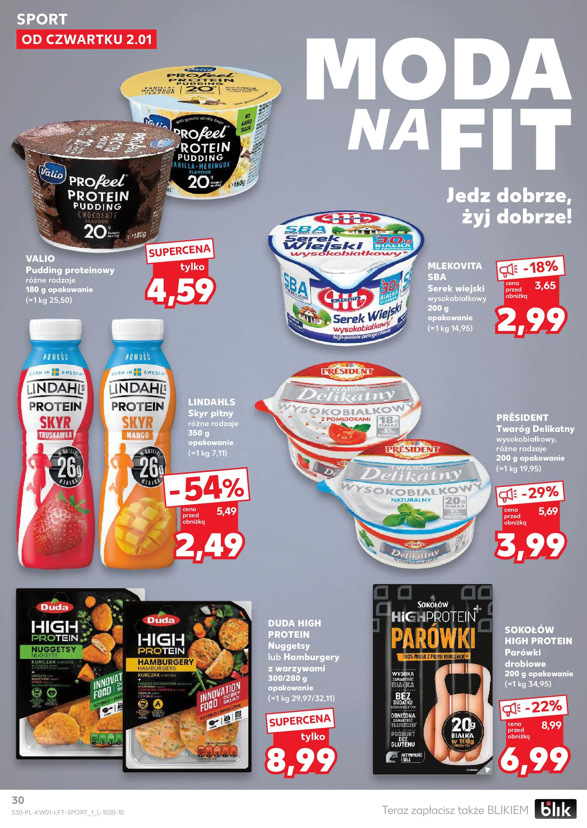 Kaufland gazetka od 02.01.2025 - od jutra PDF | Strona: 30 | Produkty: Mango, Serek, Parówki, Skyr