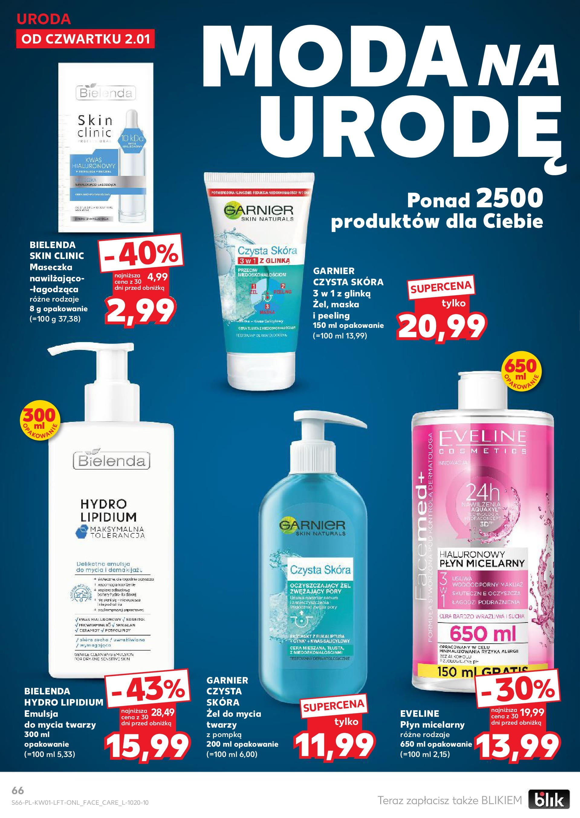 Kaufland gazetka od 02.01.2025 - od jutra PDF | Strona: 66 | Produkty: Maska, Peeling