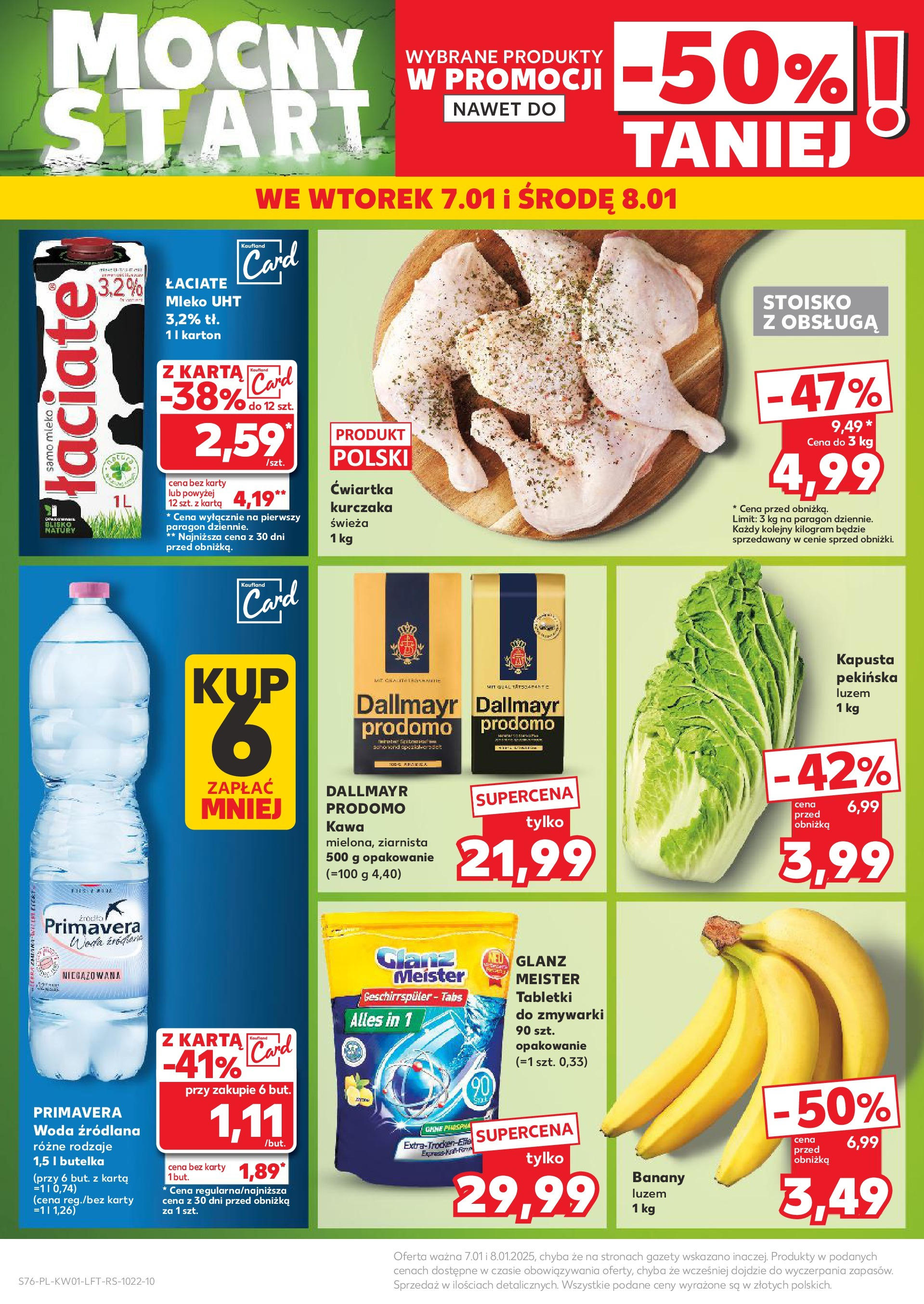 Kaufland gazetka od 02.01.2025 - od jutra PDF | Strona: 76 | Produkty: Karta, Kapusta pekińska, Kawa, Woda