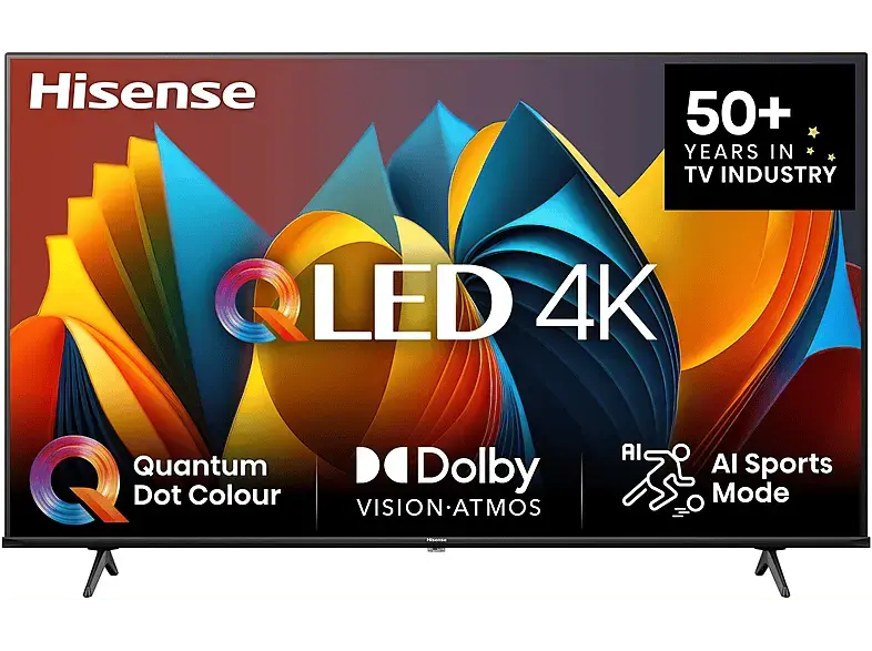 Hisense 55E77NQ pro (2024) 55 Zoll 4K QLED Smart TV; LED QLED TV