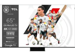 TCL 65C855 (2024) 65 Zoll 4K 144HZ QD-Mini LED TV mit Google und Game Master Pro 3.0