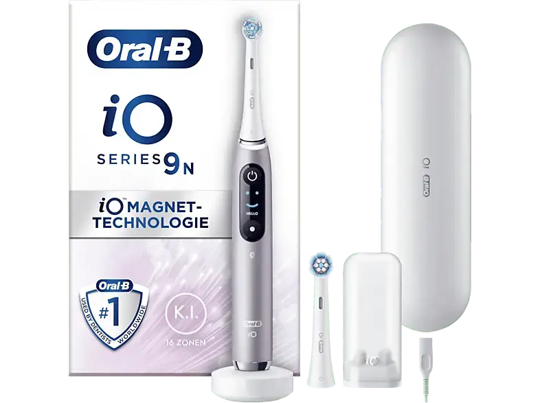Oral-B iO Series 9N mit Reiseetui Elektrische Zahnbürste Rose