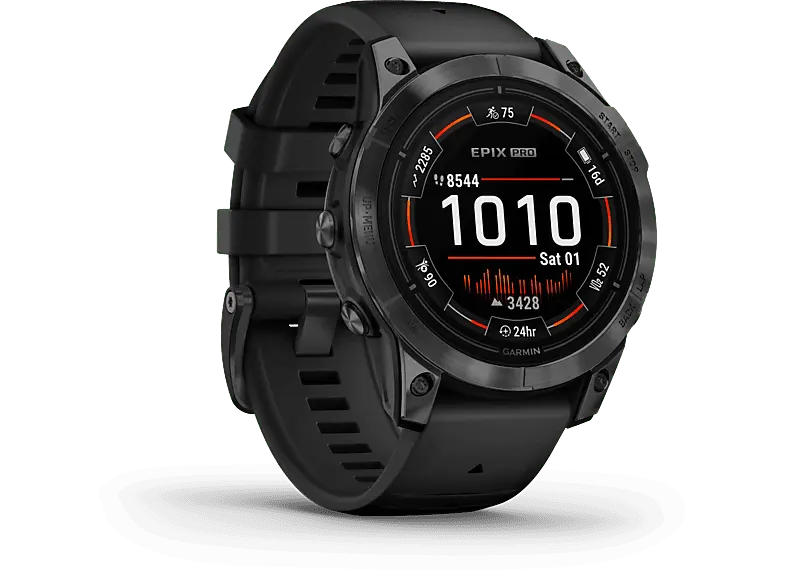 Garmin Smartwatch EPIX Pro Gen.2 47mm Schwarz/Schiefergrau