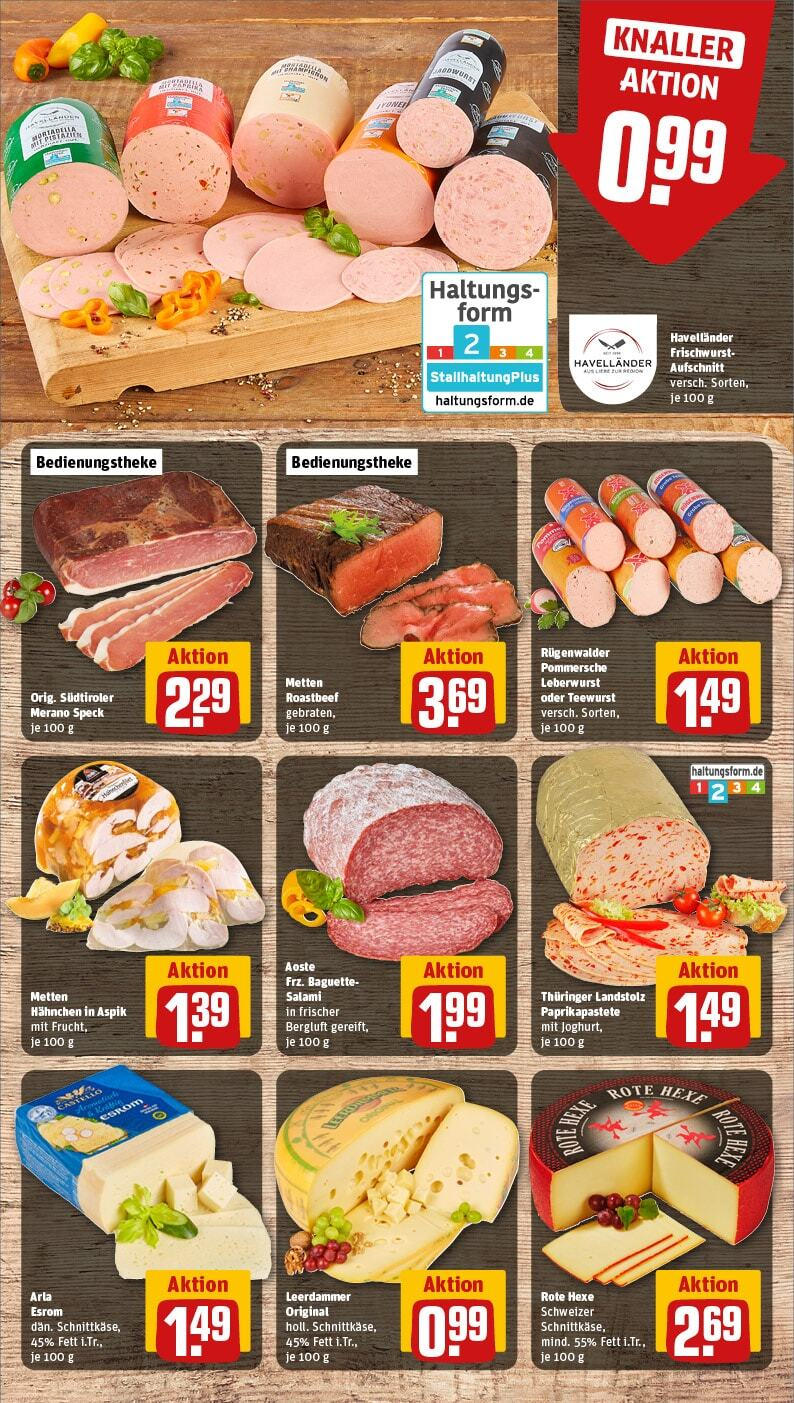 Rewe - Berlin / Mitte, Ackerstraße 2 (ab 06.01.2025) zum Blättern » Angebote | Seite: 11 | Produkte: Baguette, Pistazien, Leerdammer, Roastbeef