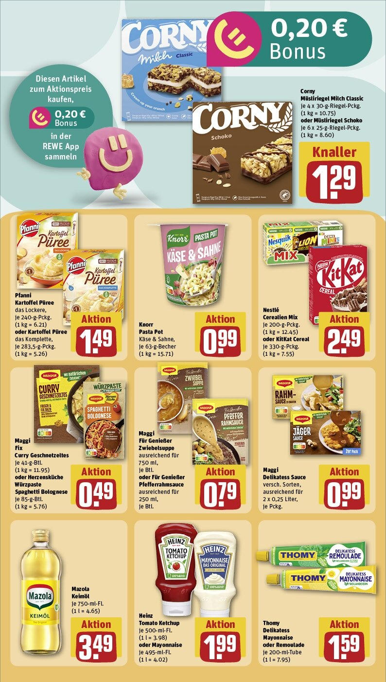 Rewe - Berlin / Mitte, Ackerstraße 2 (ab 06.01.2025) zum Blättern » Angebote | Seite: 24 | Produkte: Nesquik, Milch, Knorr, Sahne