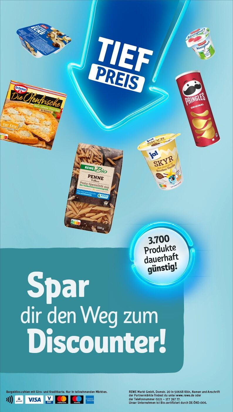 Rewe - Berlin / Mitte, Ackerstraße 2 (ab 06.01.2025) zum Blättern » Angebote | Seite: 36 | Produkte: Käse, Ofenfrische, Skyr, Pringles