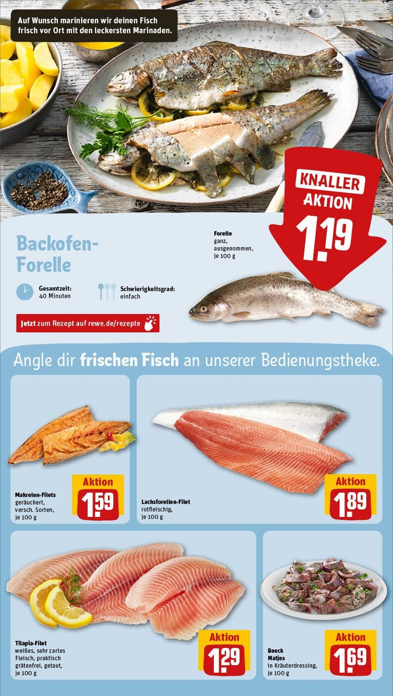 Rewe - Berlin / Mitte, Ackerstraße 2 (ab 06.01.2025) zum Blättern » Angebote | Seite: 37 | Produkte: Fisch, Backofen