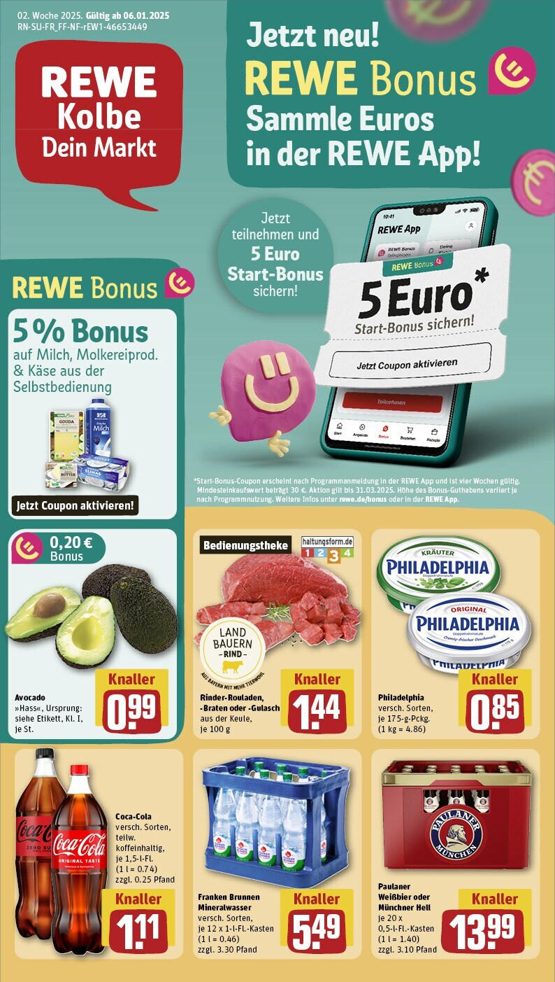 REWE Prospekt ab 06.01.2025 nächste Woche - Altenkunstadt, Weismainer Str. 17