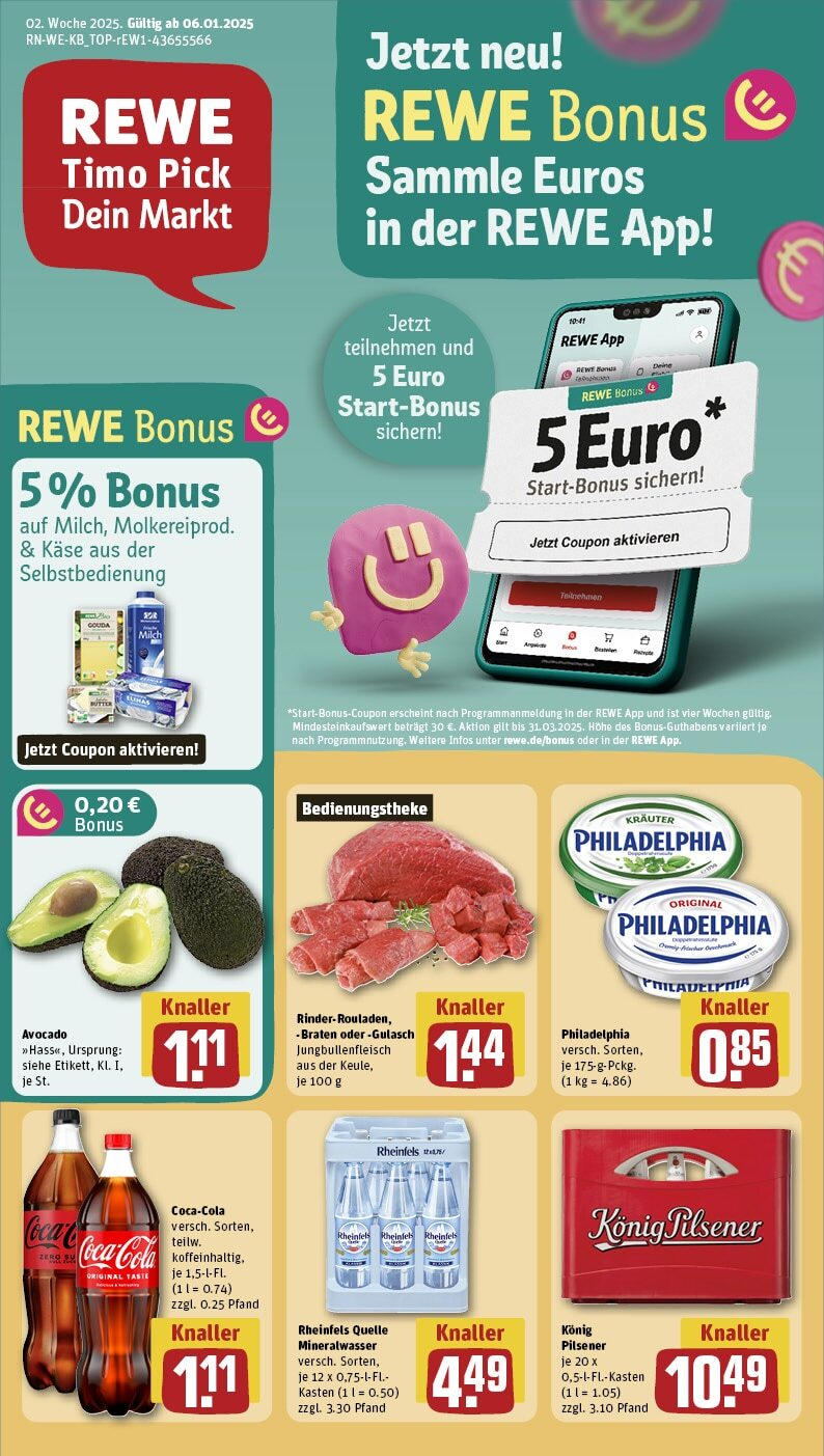 REWE Prospekt ab 06.01.2025 nächste Woche - Kell Am See, Kapellenstraße 4