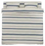 JYSK JYSK Спално бельо с чаршаф SILJE 200x220 синьо райе