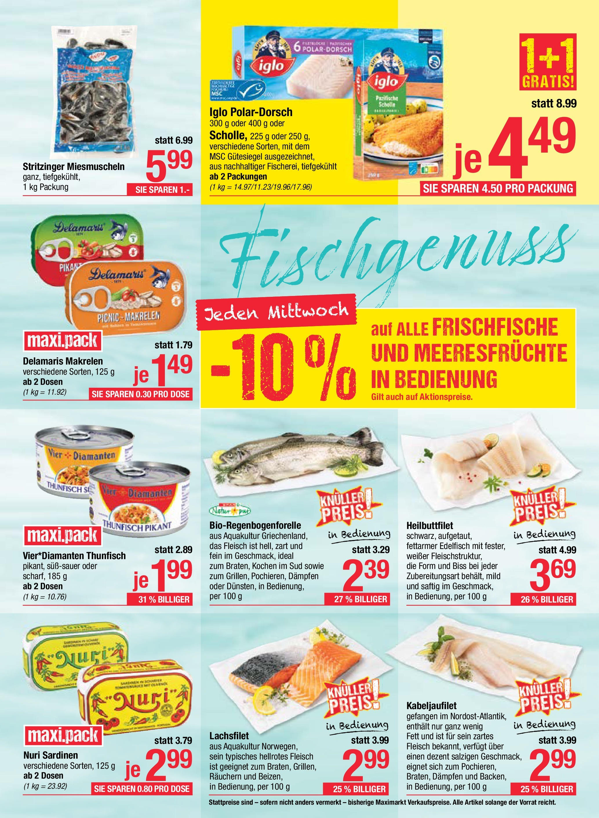 Maximarkt Flugblatt - Linz von 07.01.2025 - Aktuelle Angebote | Seite: 8 | Produkte: Meeresfrüchte