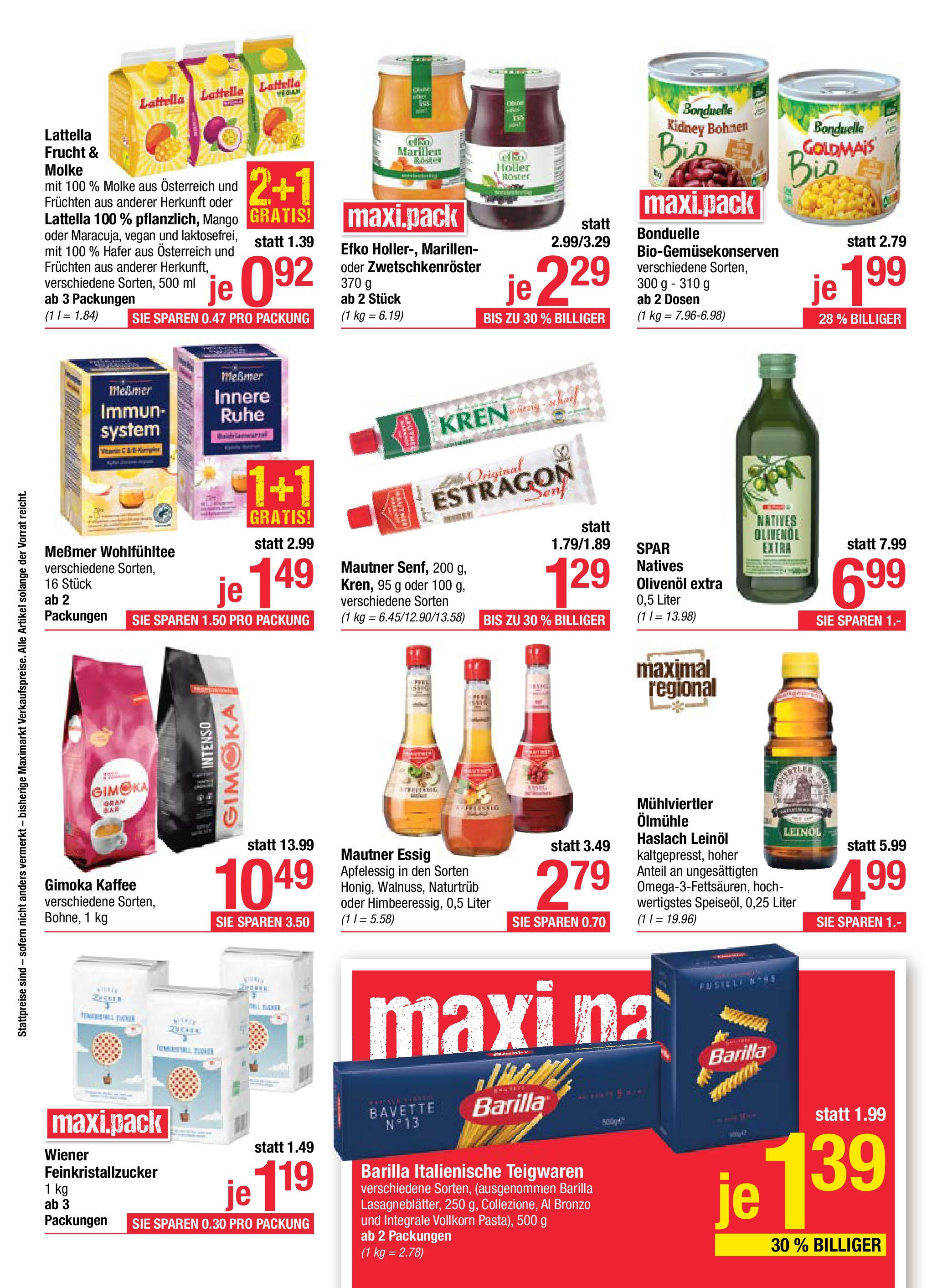 Maximarkt Flugblatt - Linz von 07.01.2025 - Aktuelle Angebote | Seite: 10 | Produkte: Mango, Kaffee