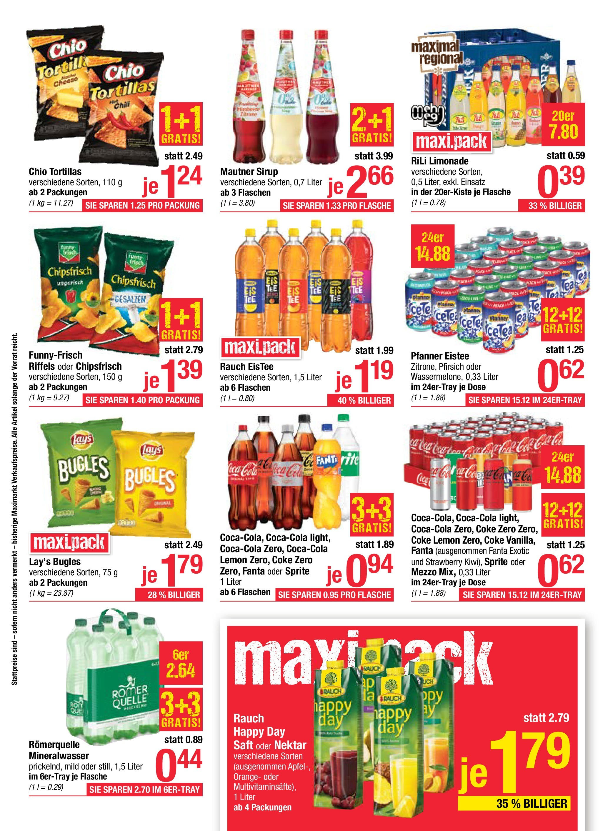 Maximarkt Flugblatt - Linz von 07.01.2025 - Aktuelle Angebote | Seite: 12 | Produkte: Eis, Zitrone, Chili, Tee