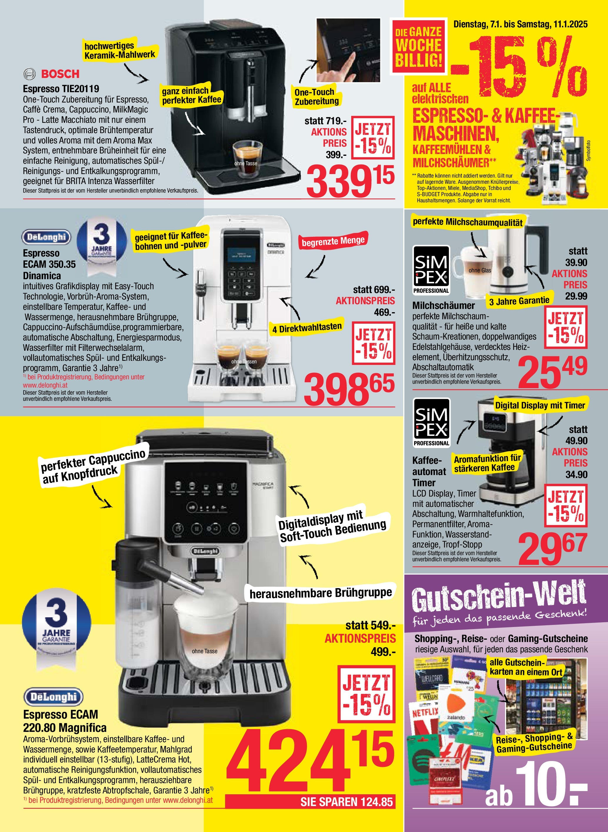 Maximarkt Flugblatt - Linz von 07.01.2025 - Aktuelle Angebote | Seite: 17 | Produkte: Kaffee