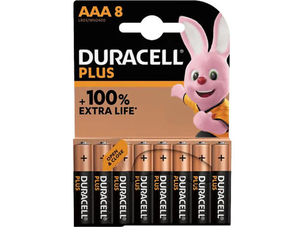 Duracell AAA Plus Batterie, 8er Pack