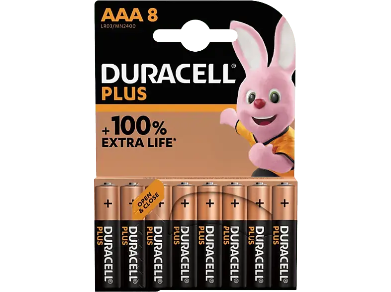 Duracell AAA Plus Batterie, 8er Pack