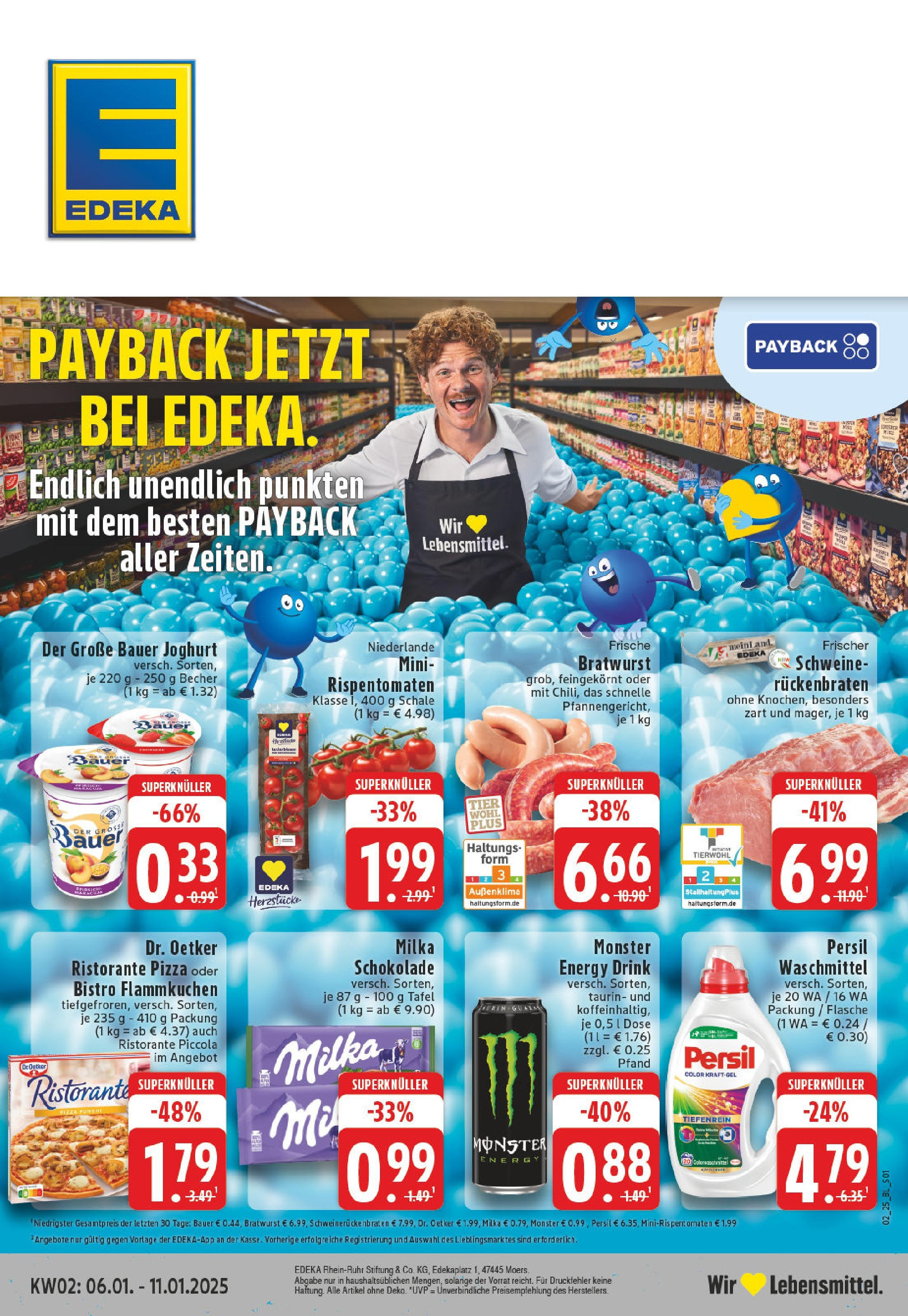 EDEKA Prospekt ab 06.01.2025 - Viersen, Lütticher Straße 1 Online