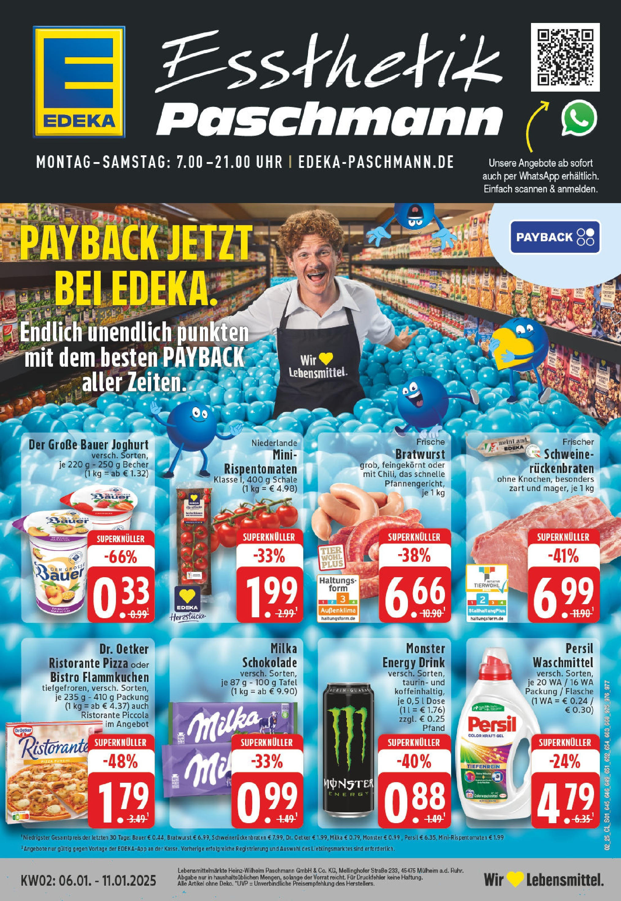 EDEKA Prospekt ab 06.01.2025 - Mülheim, Mannesmannallee 31 Online