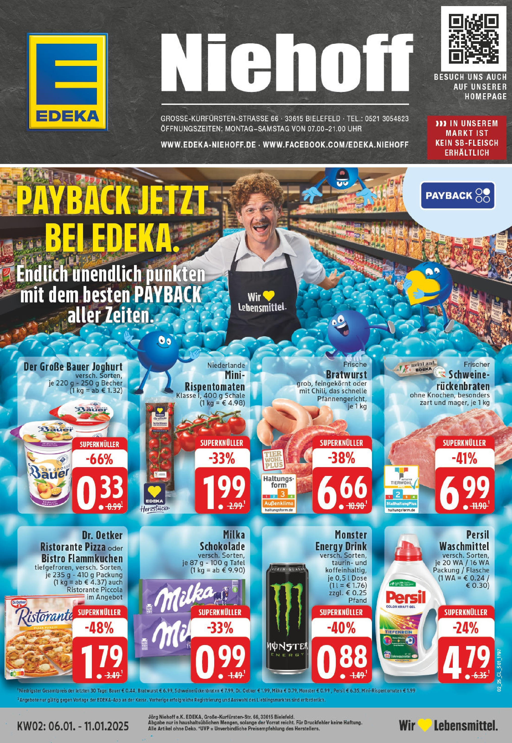 EDEKA Prospekt ab 06.01.2025 - Bielefeld, Große Kurfürstenstraße 66 Online